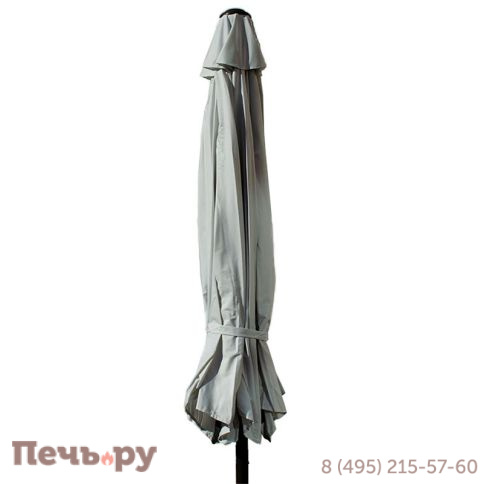 Зонт Верона без наклона Светло-серый D270 фото 2