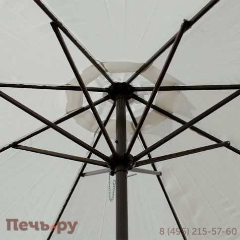 Зонт Верона без наклона Светло-серый D270 фото 3