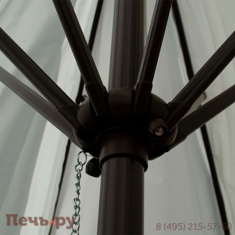 Зонт Верона без наклона Светло-серый D270 фото 6