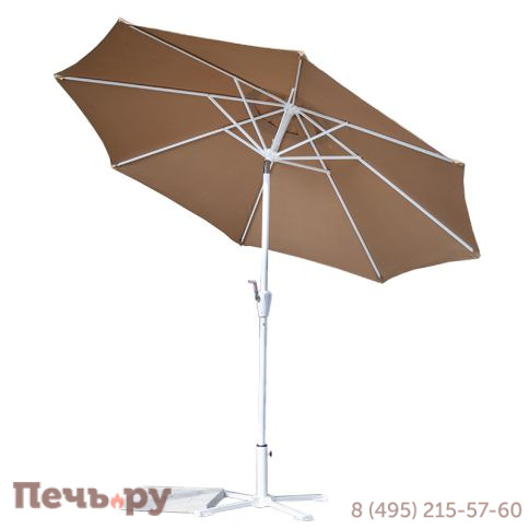 Зонт Верона с наклоном, бежевый D270 фото