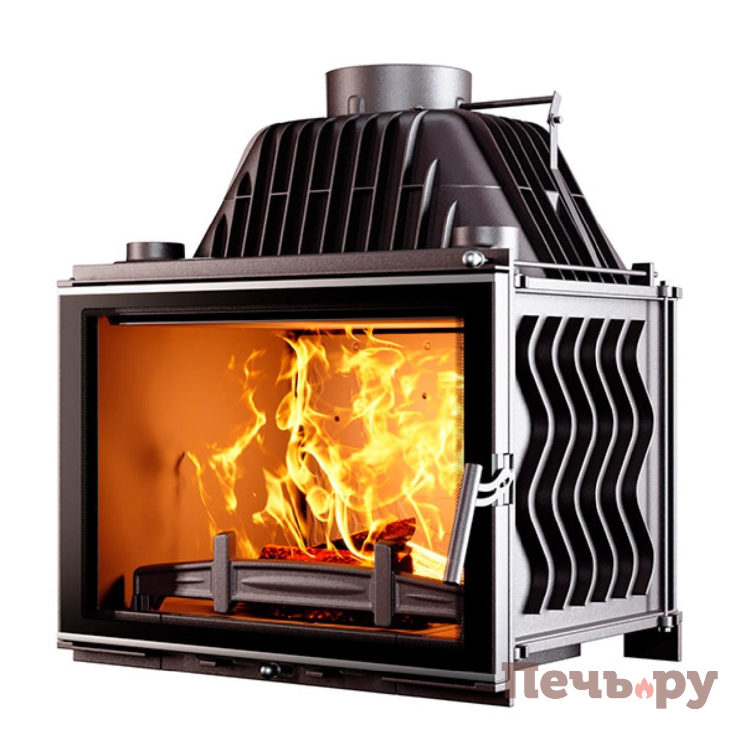 Каминная чугунная топка Kaw-Met W17 Dekor 16 кВт W17 видео Каминная чугунная топка Kaw-Met W17 Dekor 16 кВт W17 видео