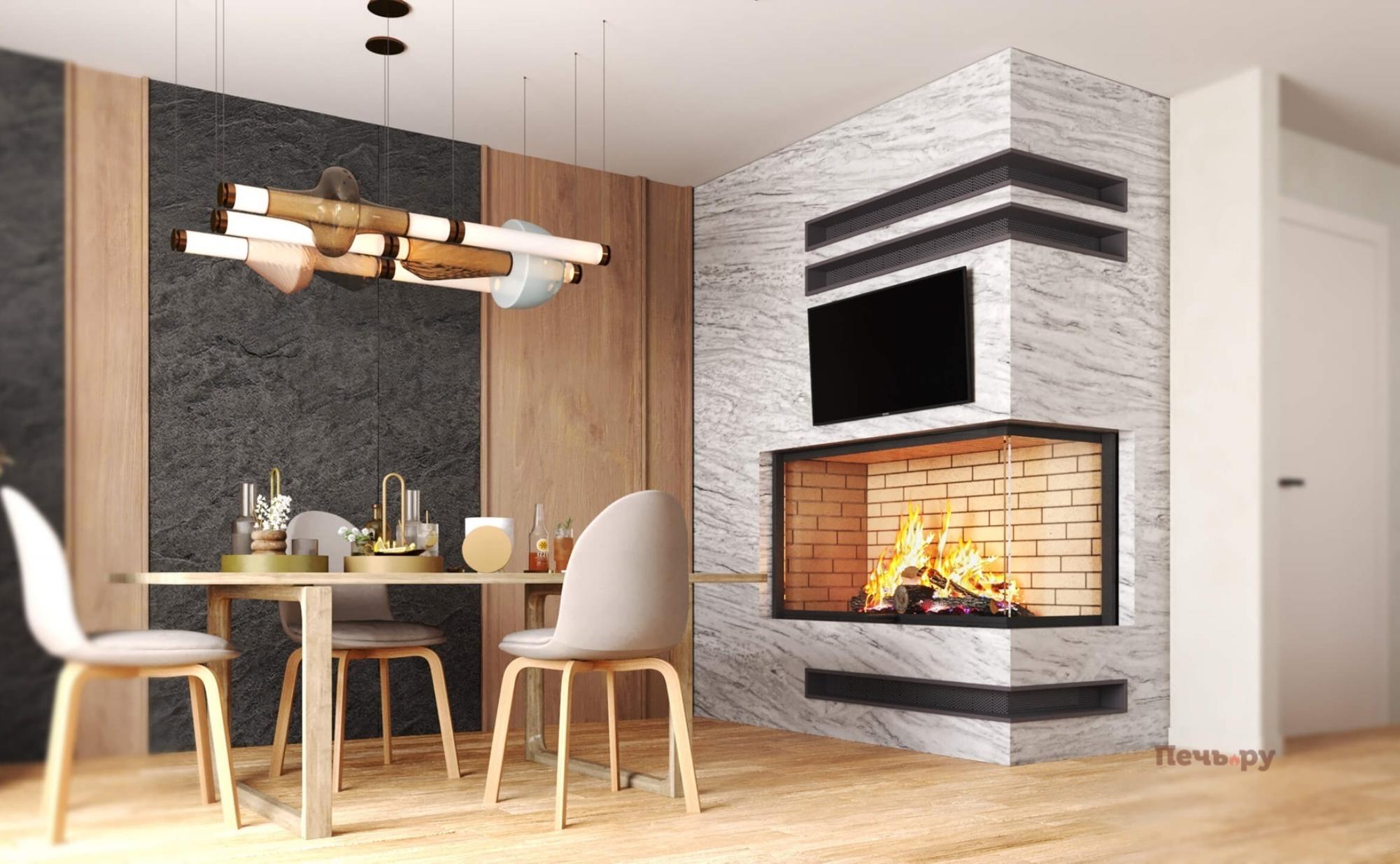 Каминная топка Астов П2С 12570 видео Каминная топка Астов П2С 12570 видео