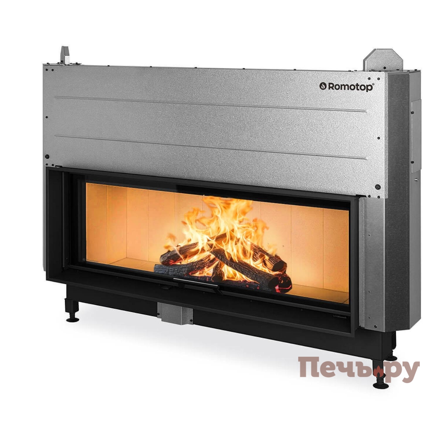 Каминная топка Romotop Heat Silent 3G L 140.50.01 видео