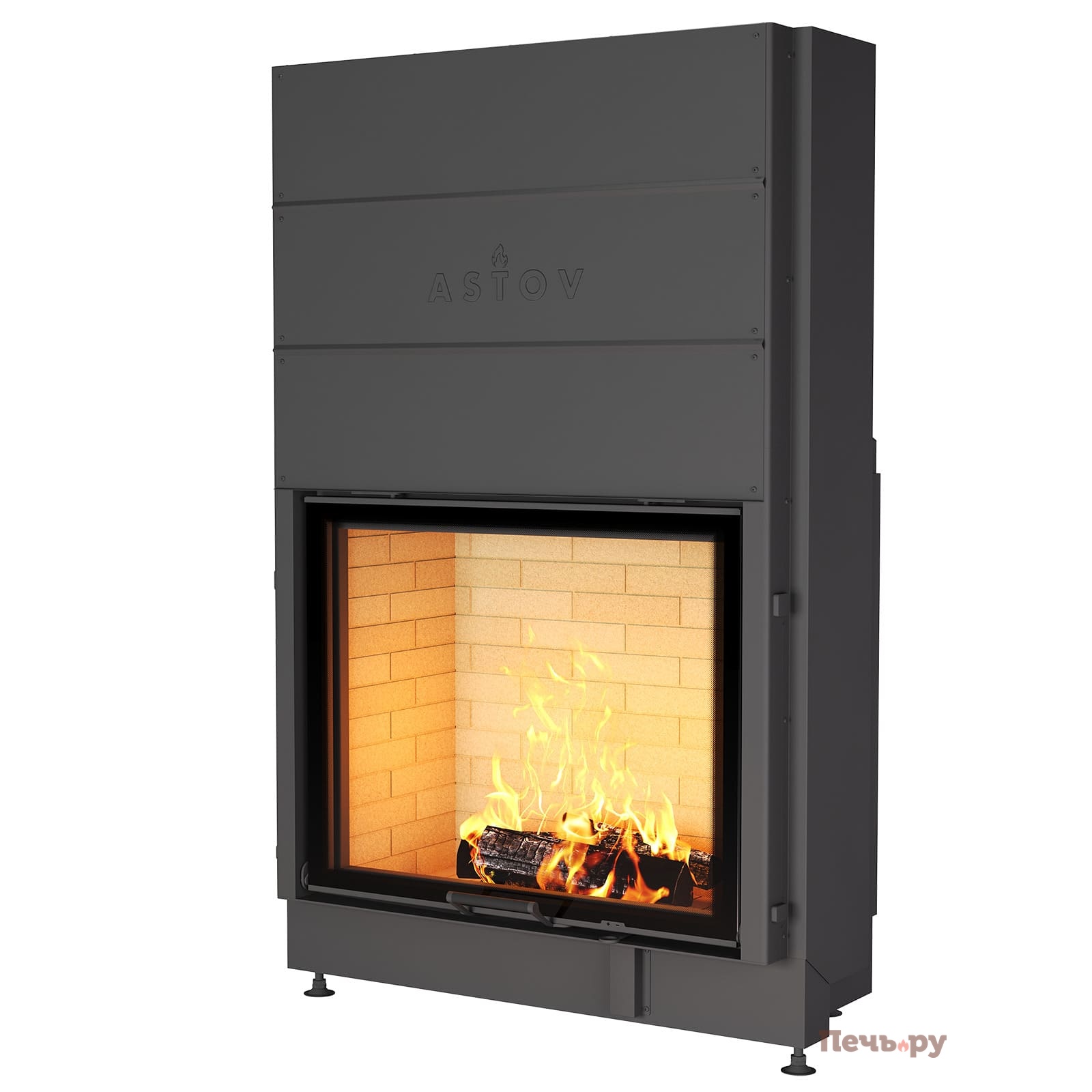 Каминная топка Астов ПС 9074 У видео