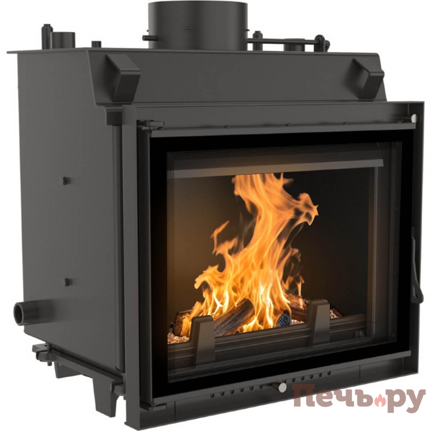 Каминная топка Kratki MAJA/PW/12/W/Deco с водяным контуром видео