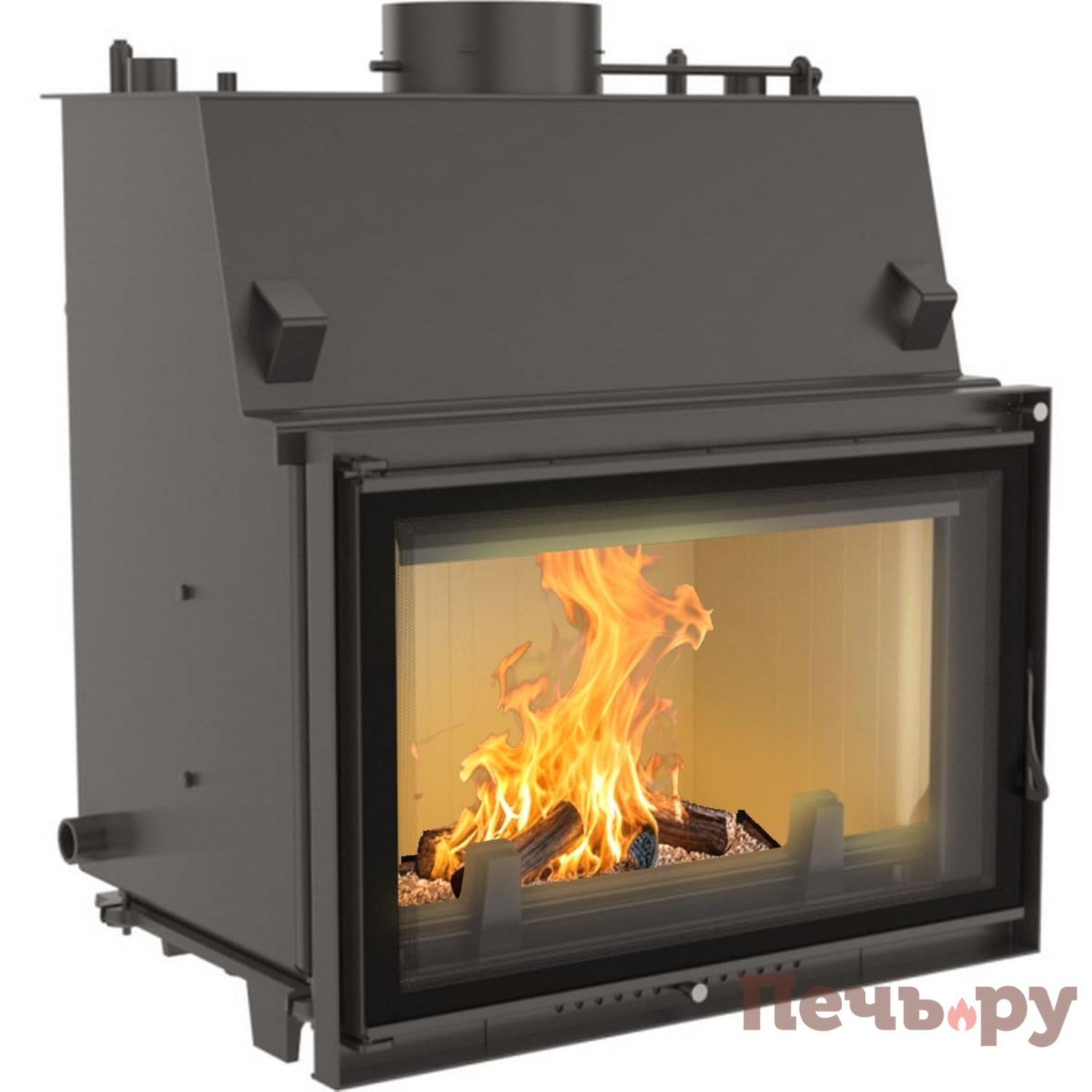 Каминная топка Kratki Oliwia/PW/17/W/Deco, змеевик видео Каминная топка Kratki Oliwia/PW/17/W/Deco, змеевик видео