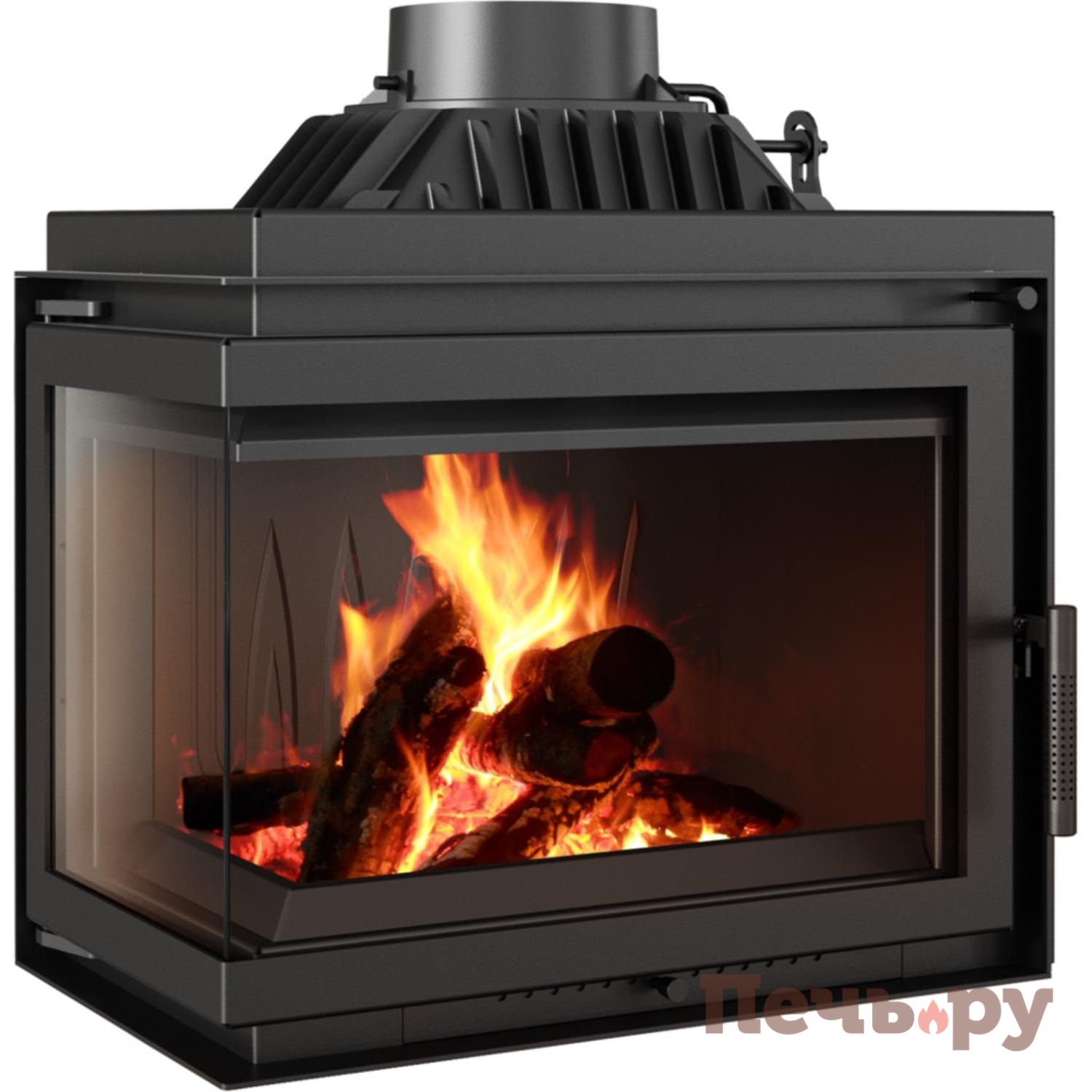 Каминная топка Kratki Simple M/S/BS (угловое стекло) видео Каминная топка Kratki Simple M/S/BS (угловое стекло) видео