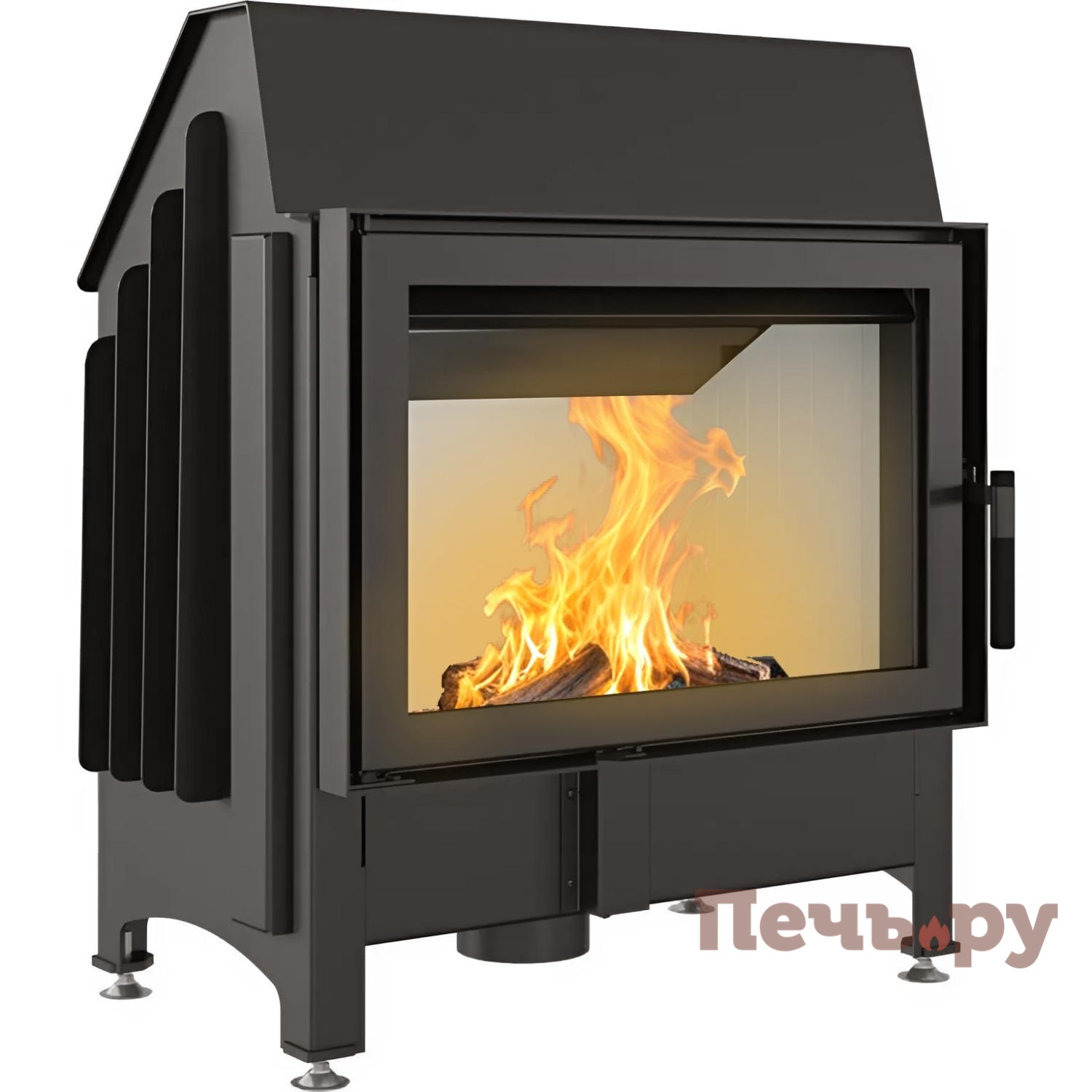 Каминная топка Kratki Zibi (керамич. футеровка) видео Каминная топка Kratki Zibi (керамич. футеровка) видео