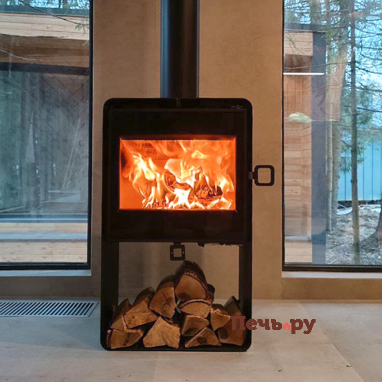 Печь камин Астов Кубус 500 видео