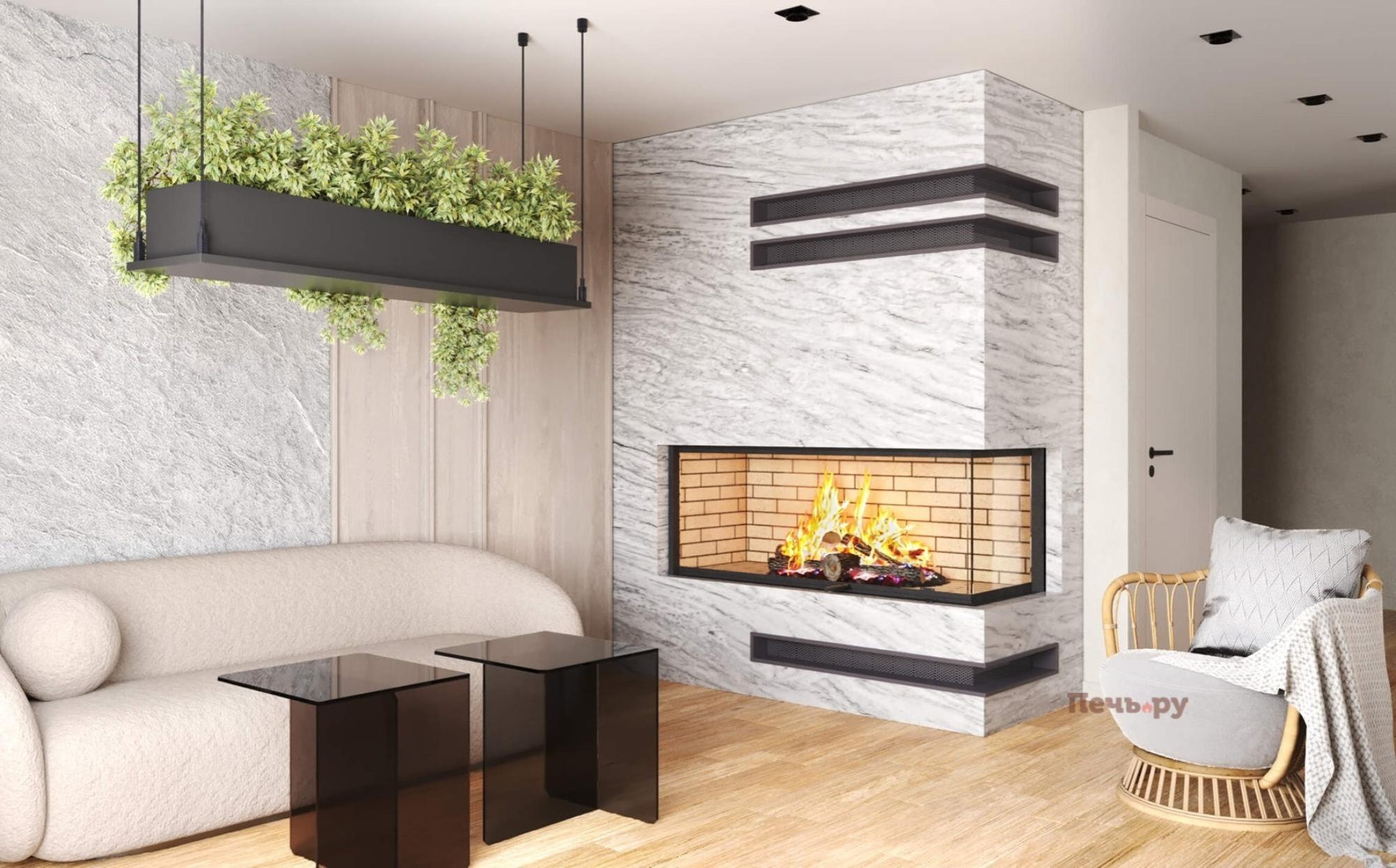 Каминная топка Астов П2С 14057 видео Каминная топка Астов П2С 14057 видео