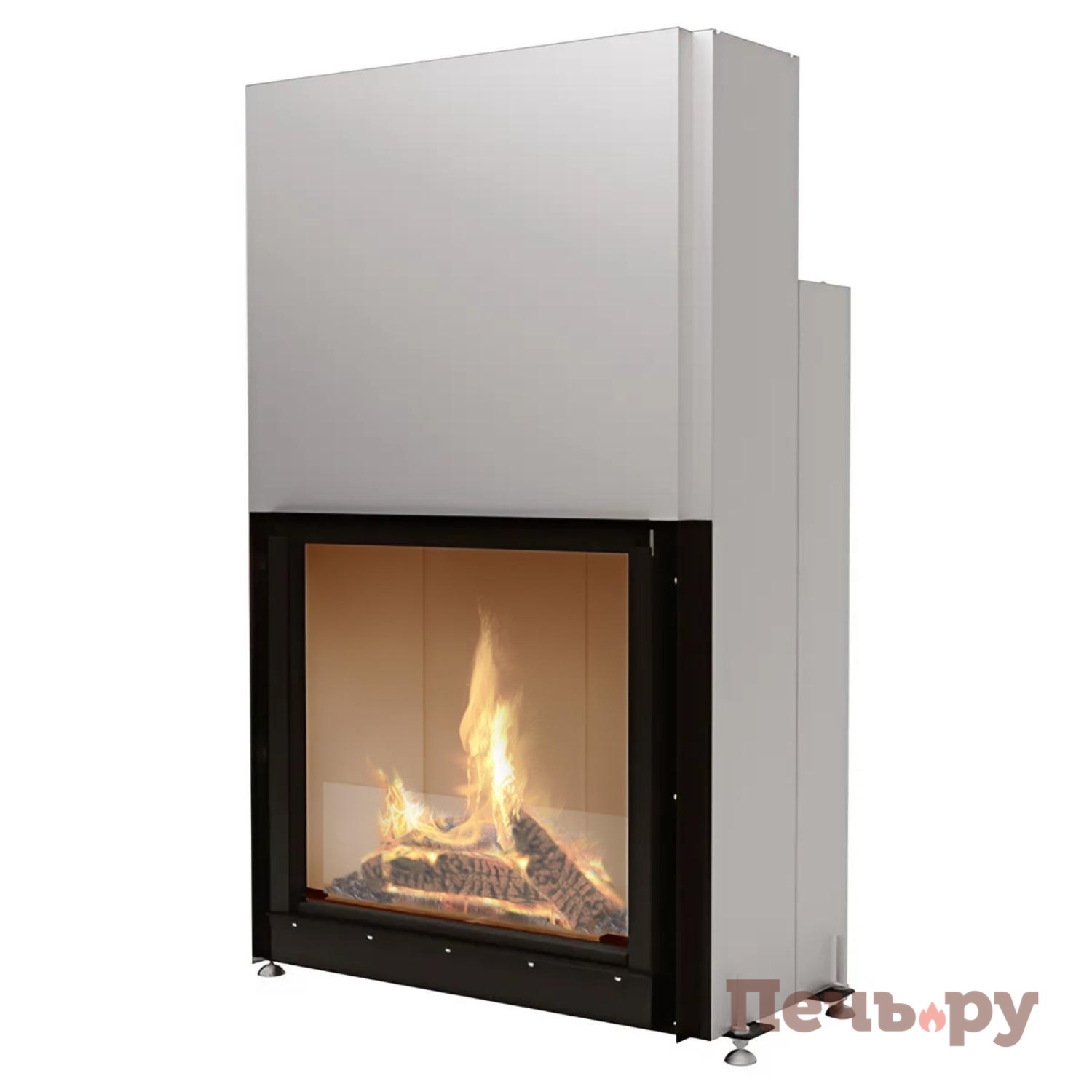 Каминная топка MCZ Forma 75 прямое стекло видео