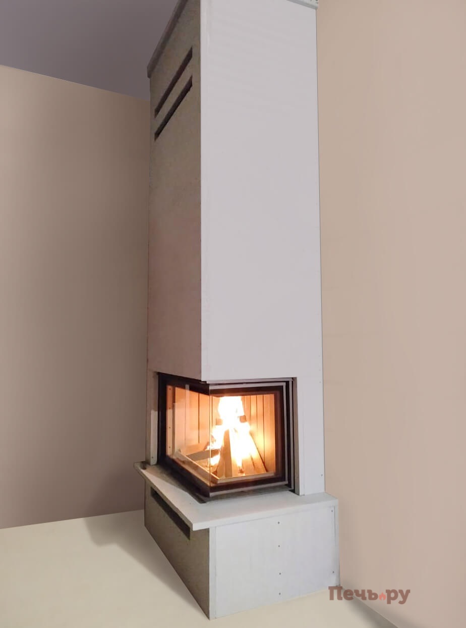 Каминная топка Астов П2С 8457 видео Каминная топка Астов П2С 8457 видео