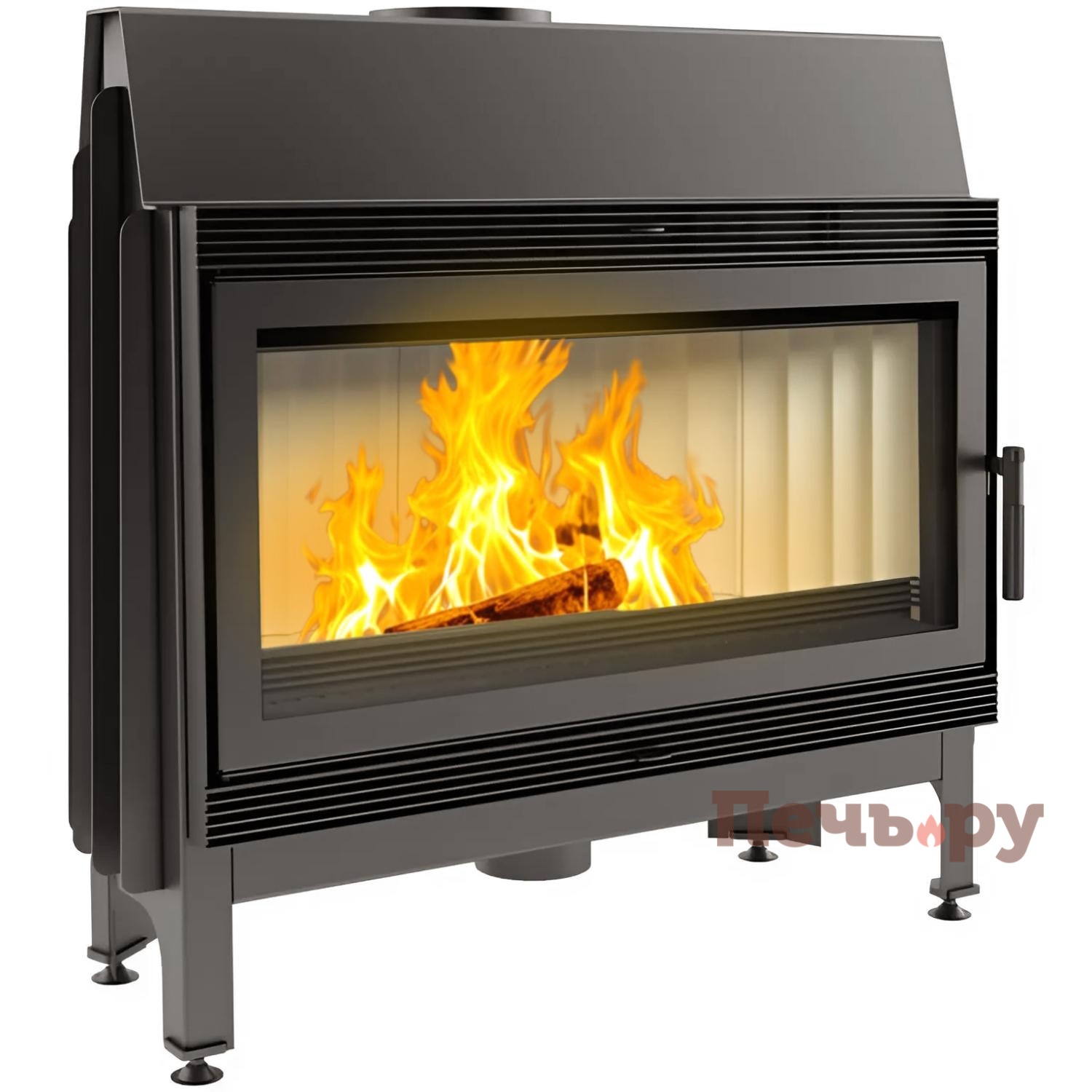 Каминная топка Kratki Blanka 910 (керамич. футеровка) видео