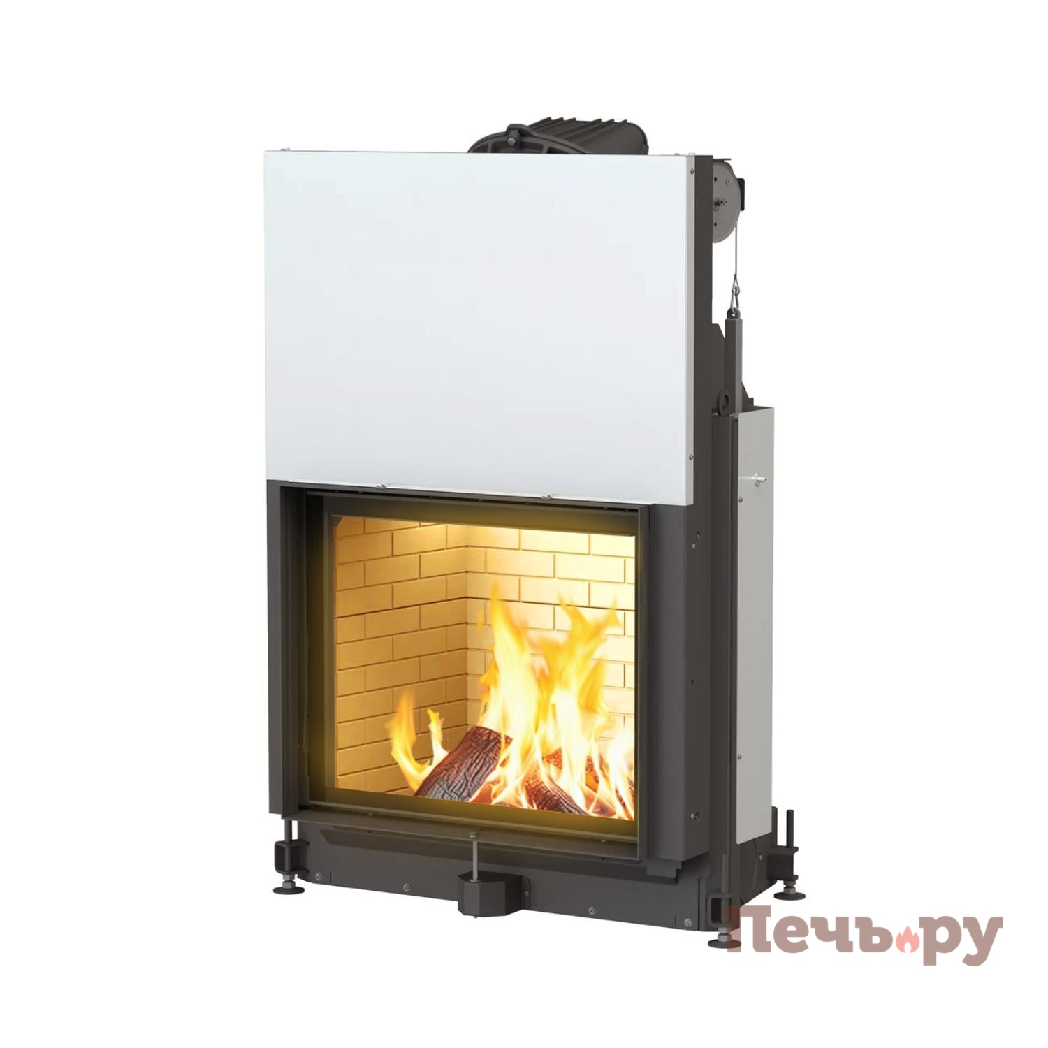 Каминная топка Brunner Stil-Kamin 62/76 k с подъемом видео Каминная топка Brunner Stil-Kamin 62/76 k с подъемом видео