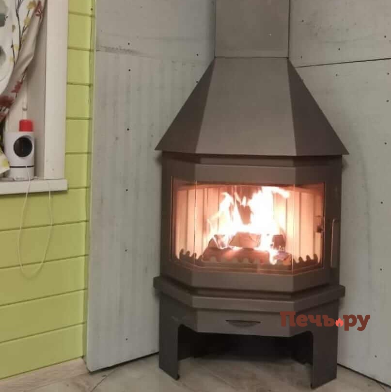 Камин ЭкоКамин Мюнхен пристенно угловой Компакт видео Камин ЭкоКамин Мюнхен пристенно угловой Компакт видео