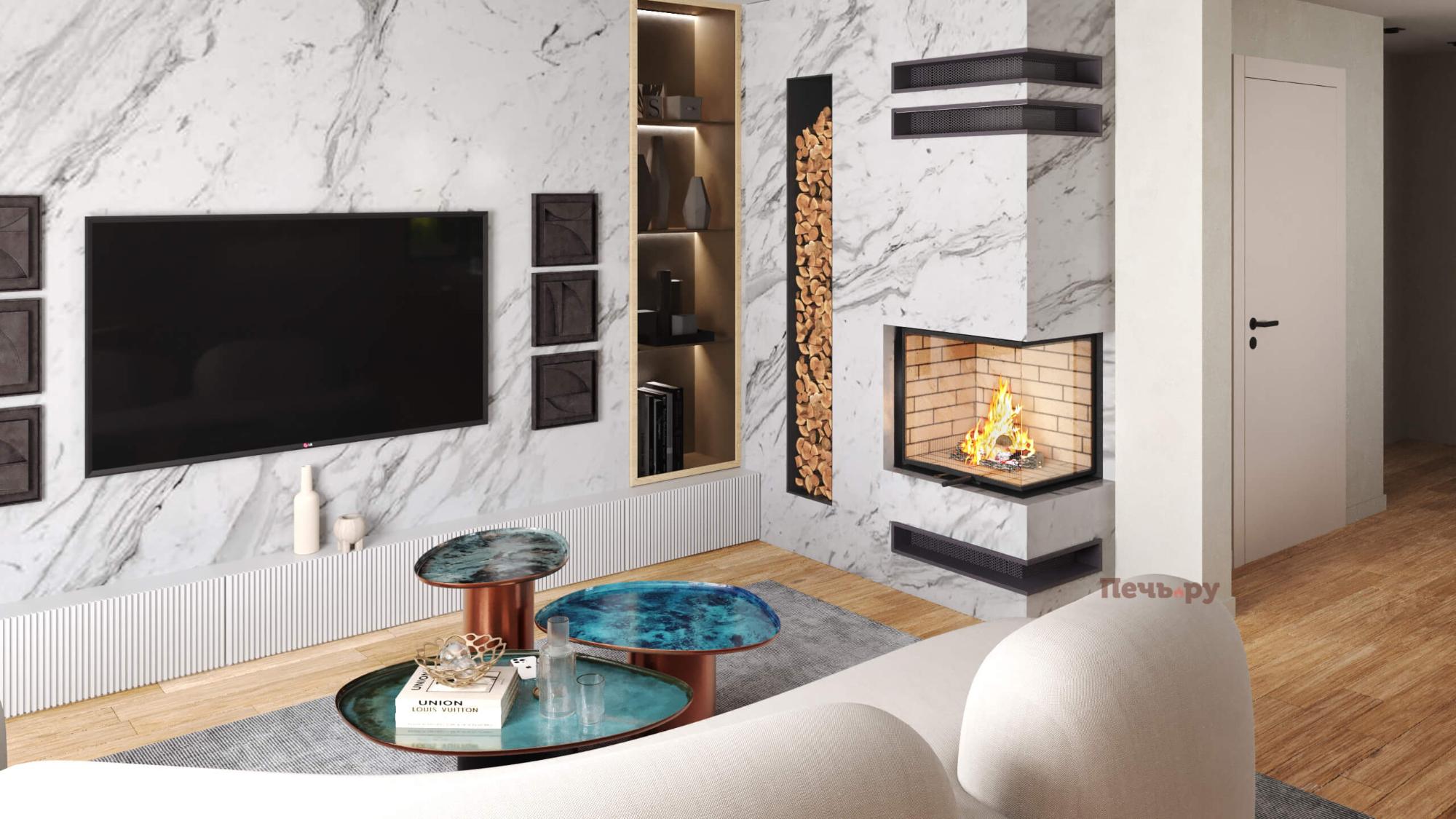 Каминная топка Астов П2С 6057 видео Каминная топка Астов П2С 6057 видео