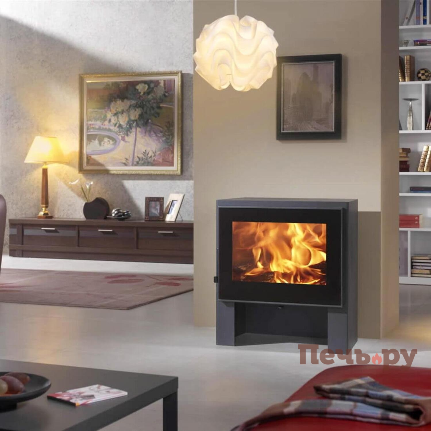 Печь камин Panadero Naxos видео