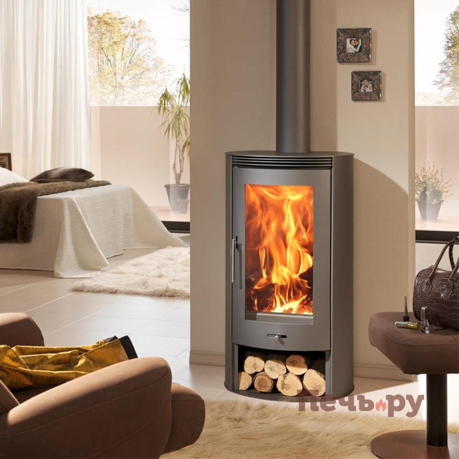 Печь камин Panadero Delta видео