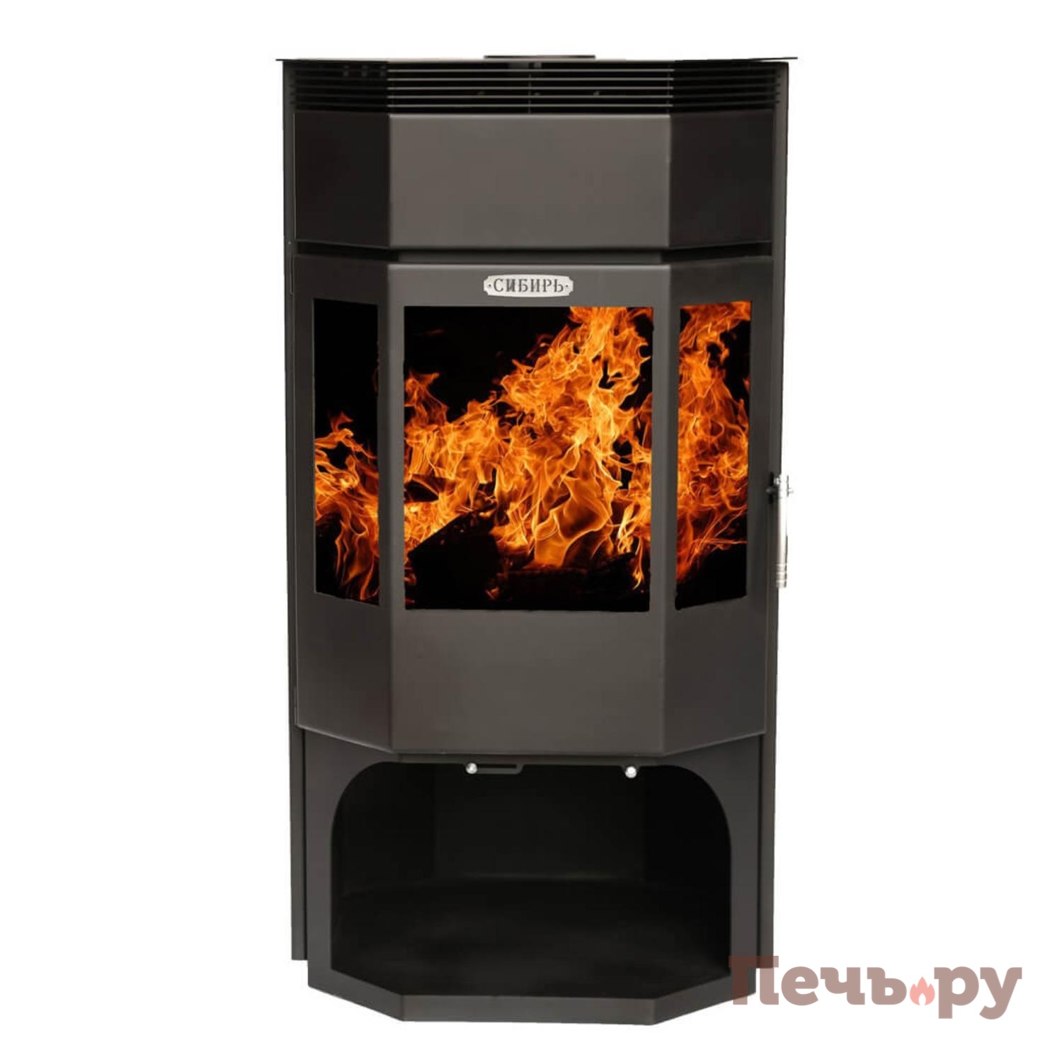 Печь камин НМК Сибирь-12 видео Печь камин НМК Сибирь-12 видео