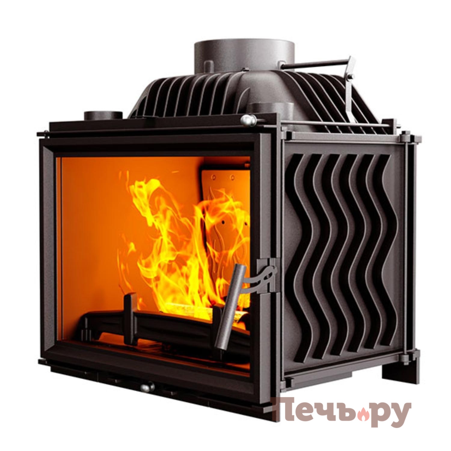 Каминная чугунная топка Kaw-Met W17 12,3 кВт Eko видео Каминная чугунная топка Kaw-Met W17 12,3 кВт Eko видео