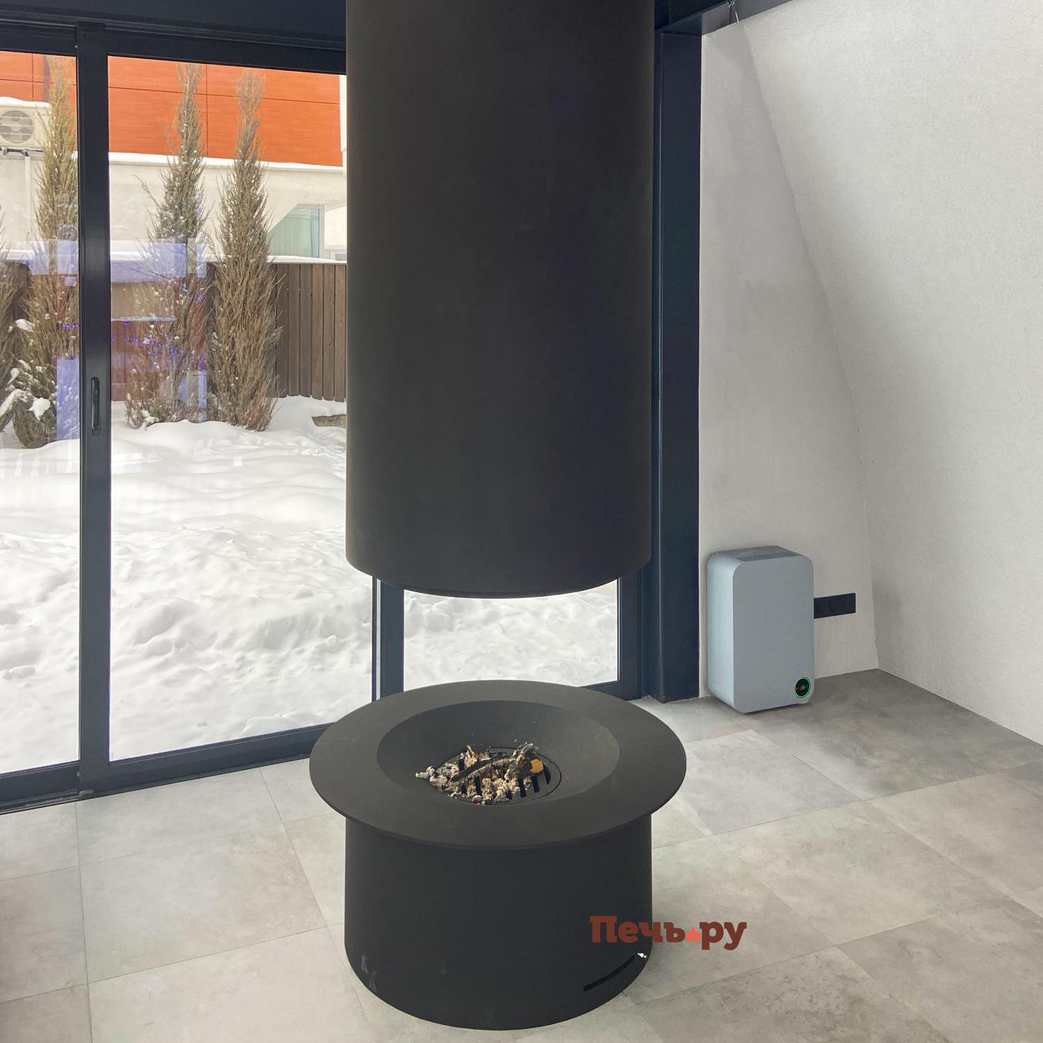 Дровяной камин Traforart Diamante (Диамант) без стекла черный видео Дровяной камин Traforart Diamante (Диамант) без стекла черный видео