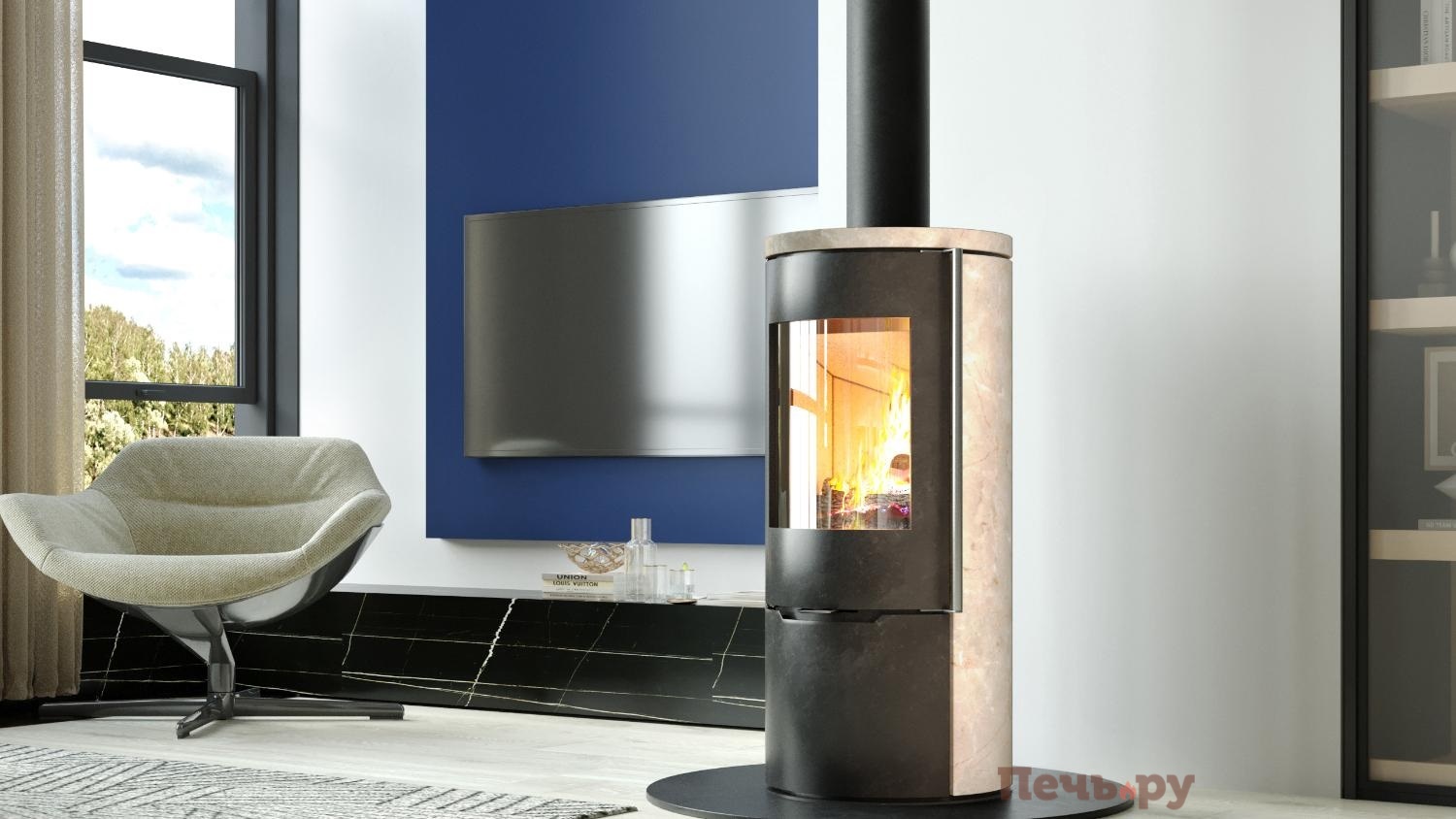 Печь камин Астов R1.0 K видео Печь камин Астов R1.0 K видео