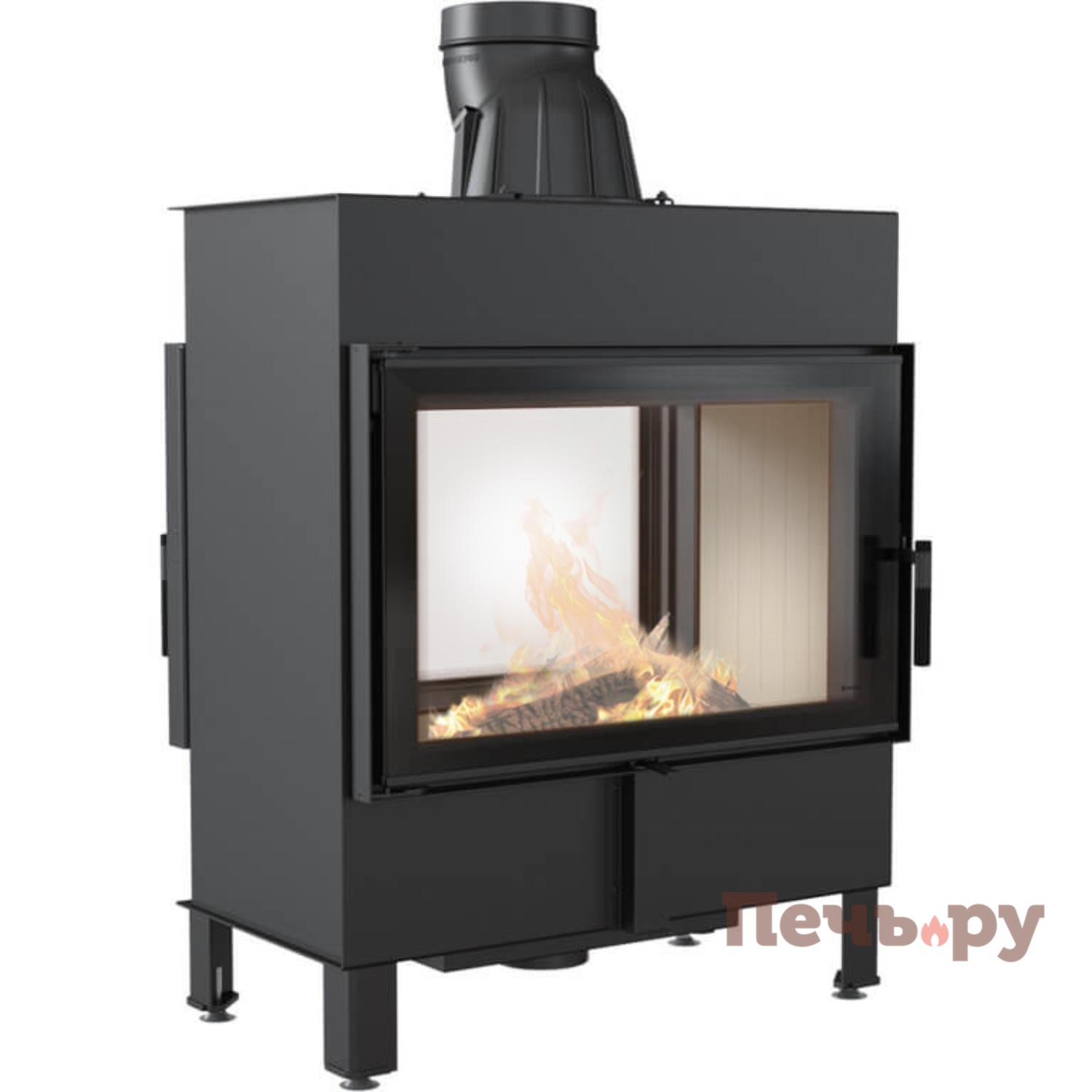 Каминная топка Kratki Pro Lucy 14/T, туннельная видео Каминная топка Kratki Pro Lucy 14/T, туннельная видео