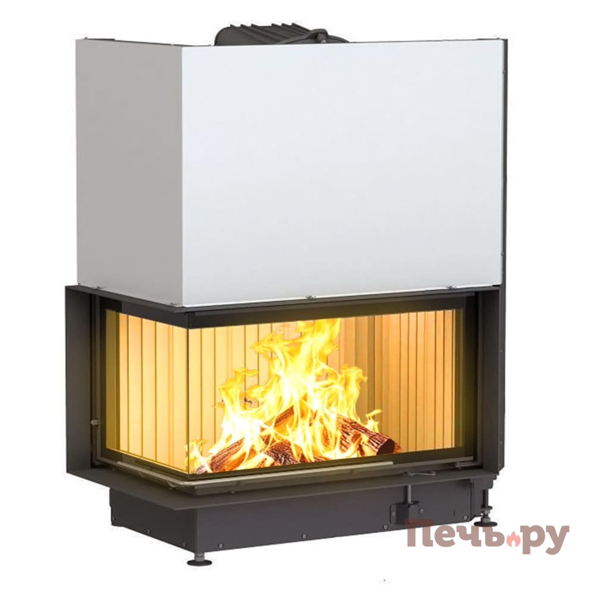 Каминная топка Brunner Eck-Kamin 45/82/48 с подъемом видео Каминная топка Brunner Eck-Kamin 45/82/48 с подъемом видео