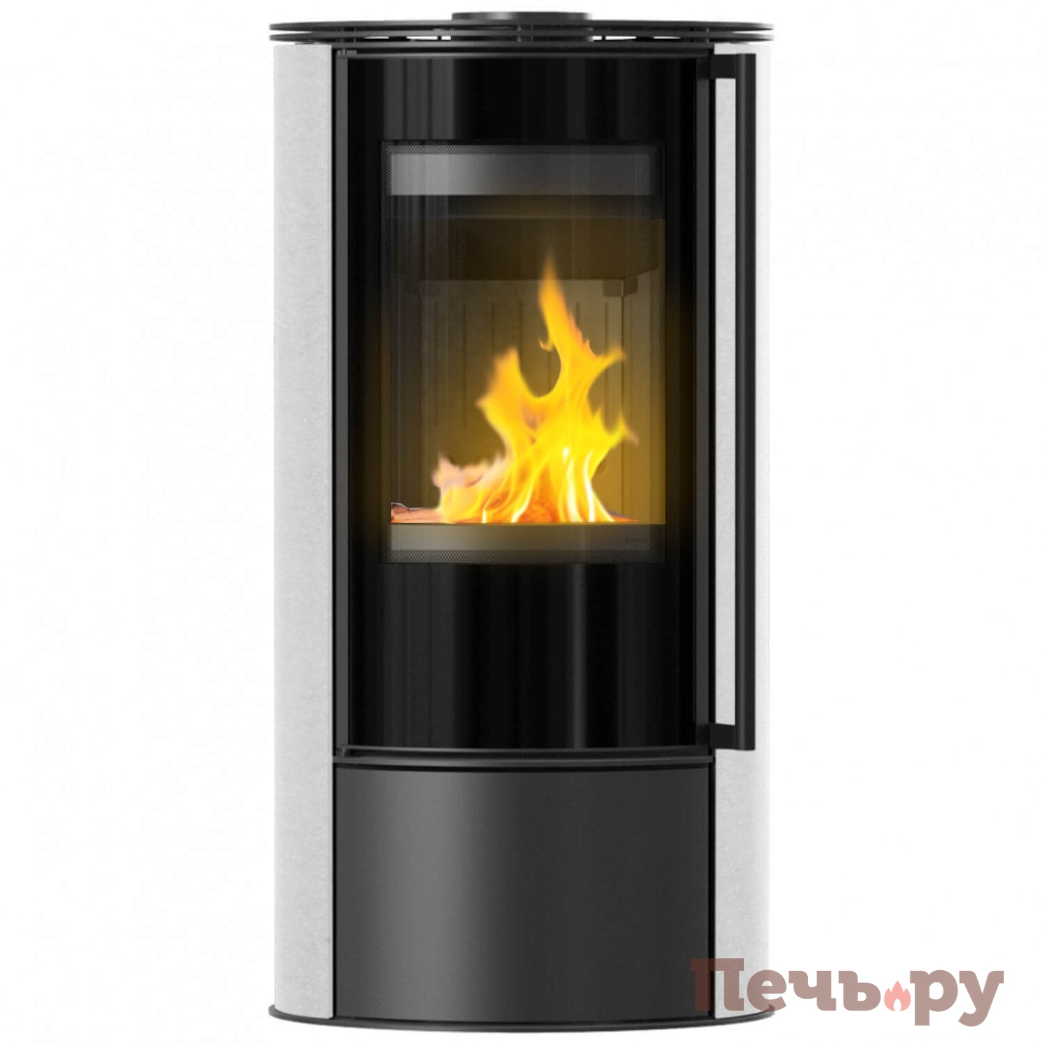 Печь камин Kratki Pro Erik White Satin видео Печь камин Kratki Pro Erik White Satin видео