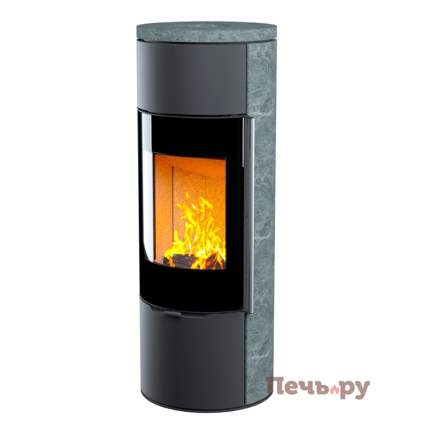 Печь камин Астов R1.0 L K Plus видео Печь камин Астов R1.0 L K Plus видео