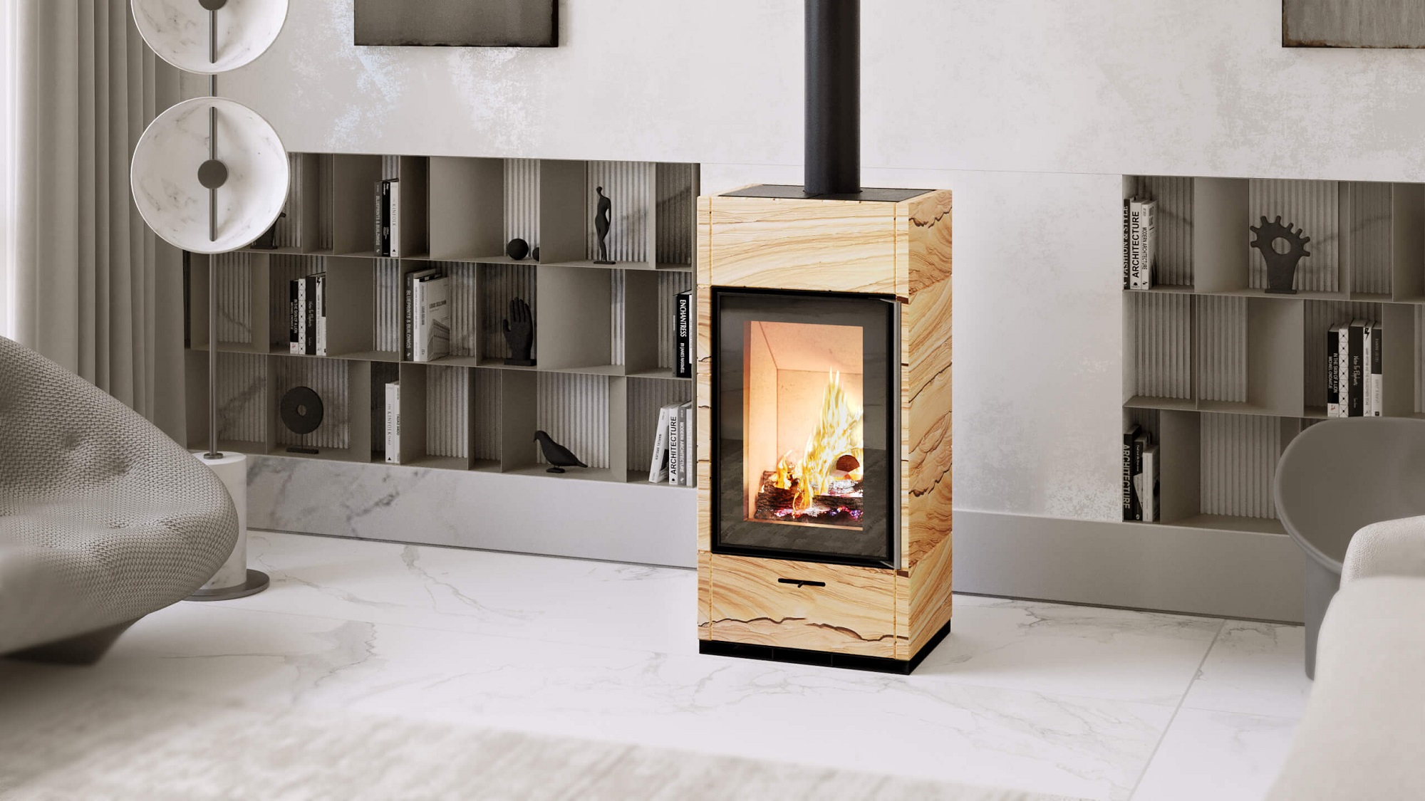 Печь камин Астов Киви ПК 5070 5К видео