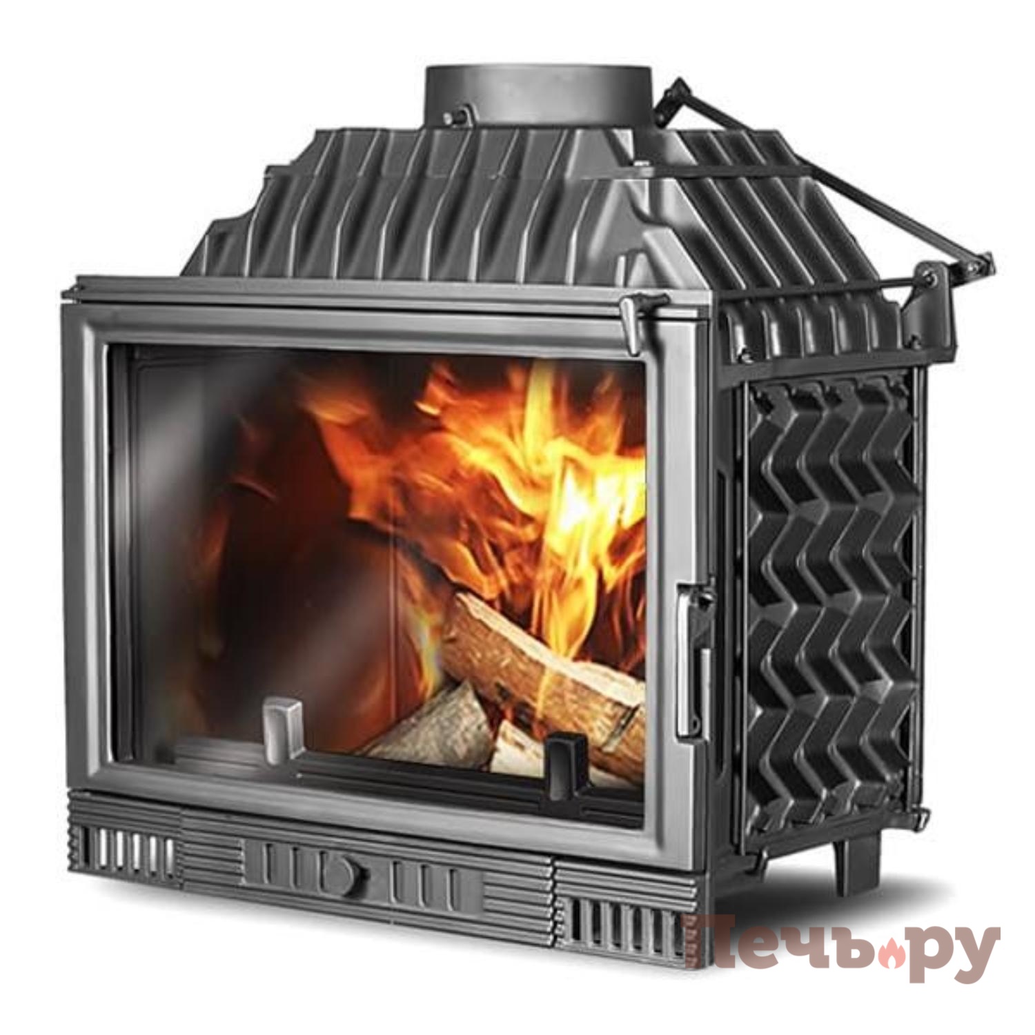 Каминная чугунная топка  Kaw-Met W2 14,4кВт видео Каминная чугунная топка  Kaw-Met W2 14,4кВт видео