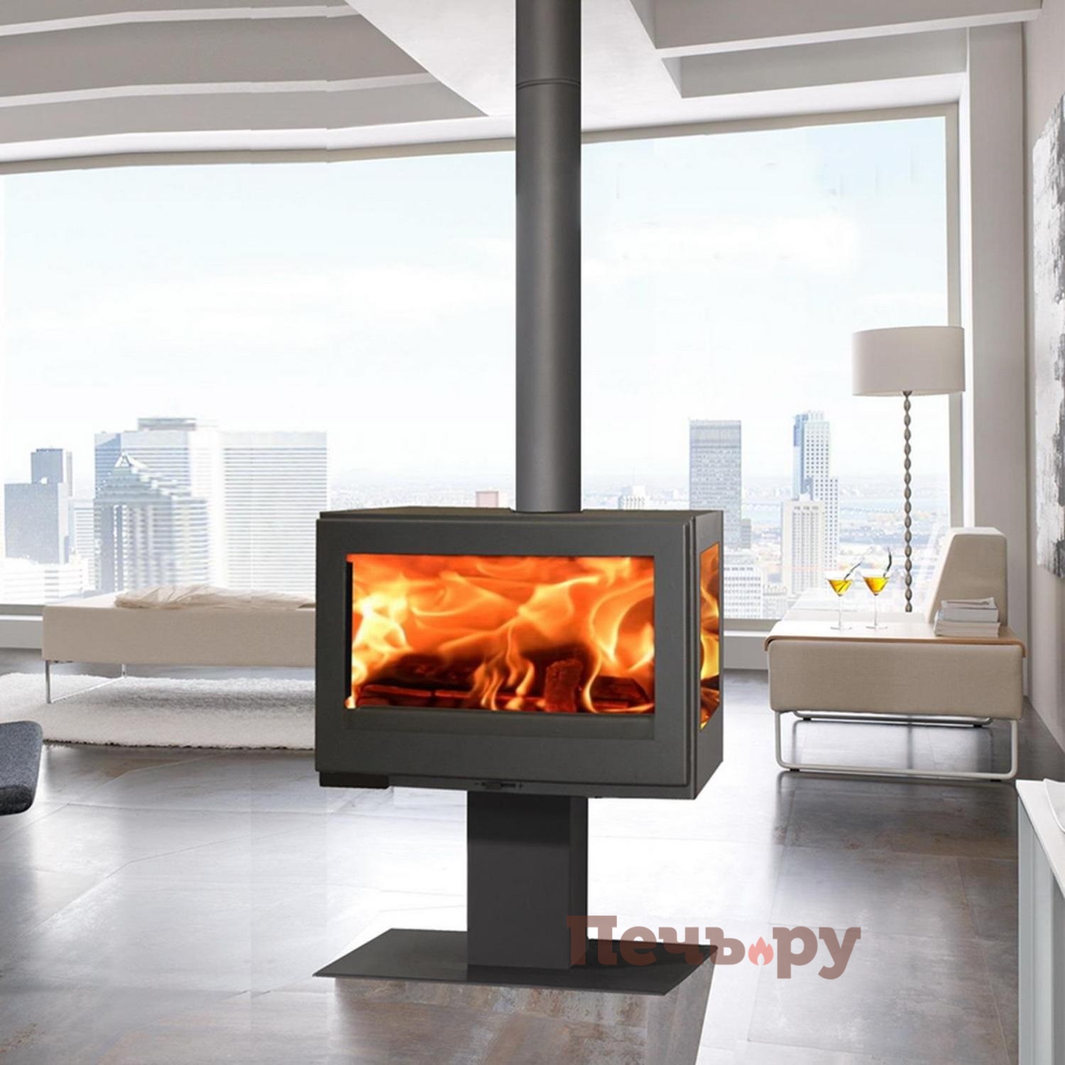 Печь камин Panadero Harmonie Trivision видео Печь камин Panadero Harmonie Trivision видео