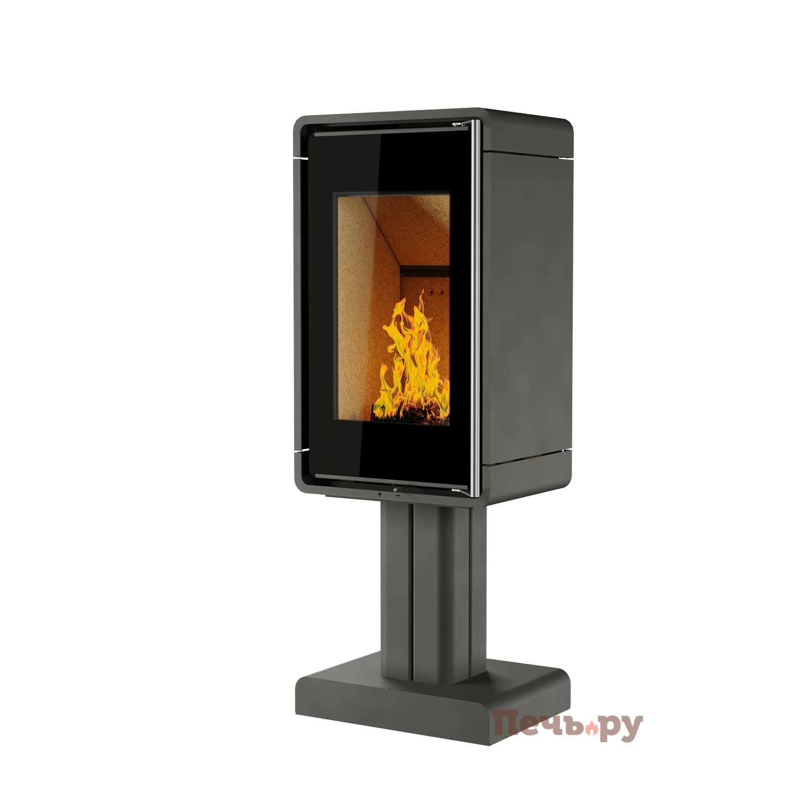 Печь камин Астов Куб (ПК 4581) на ноге видео