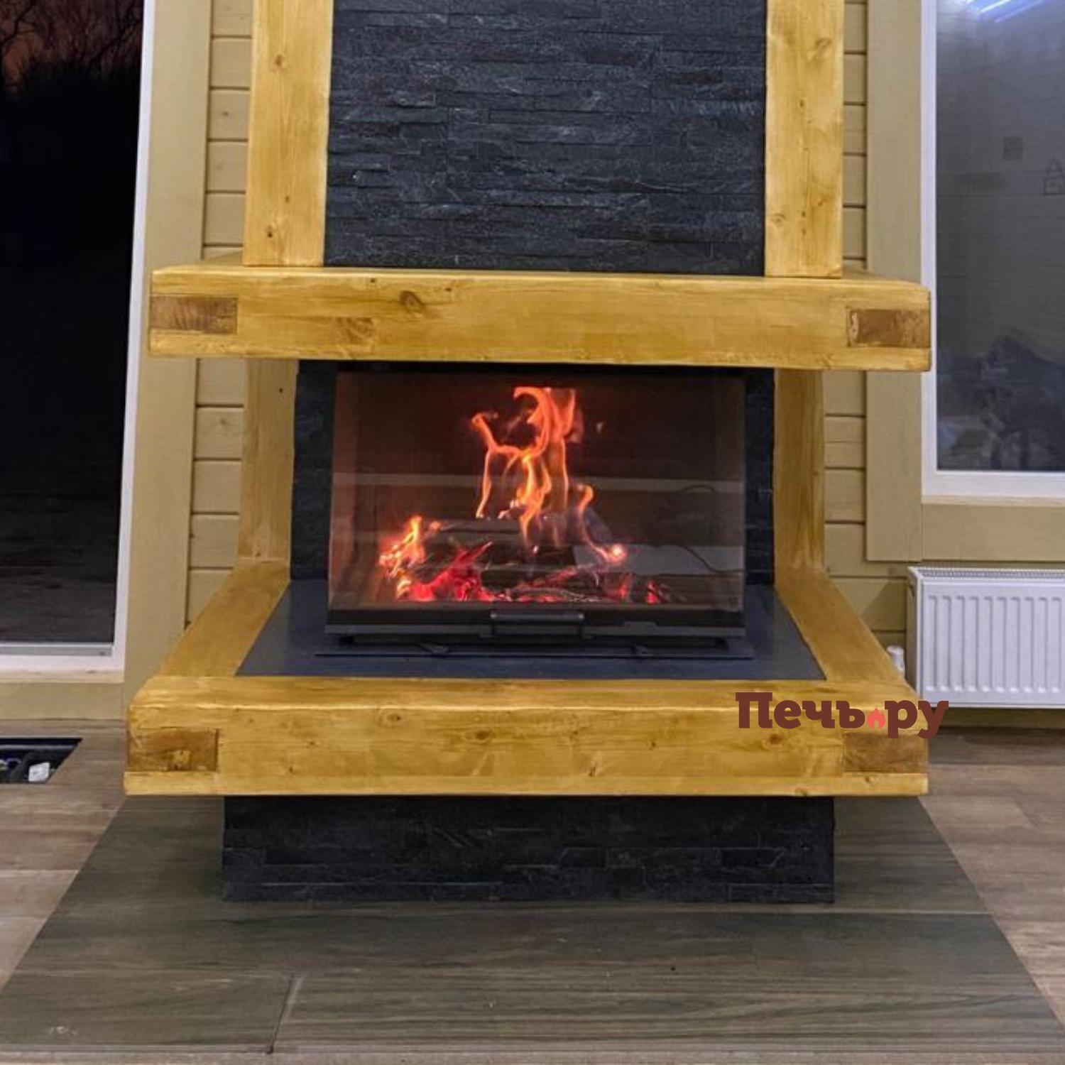 Каминная топка Астов П3С 8457 видео Каминная топка Астов П3С 8457 видео