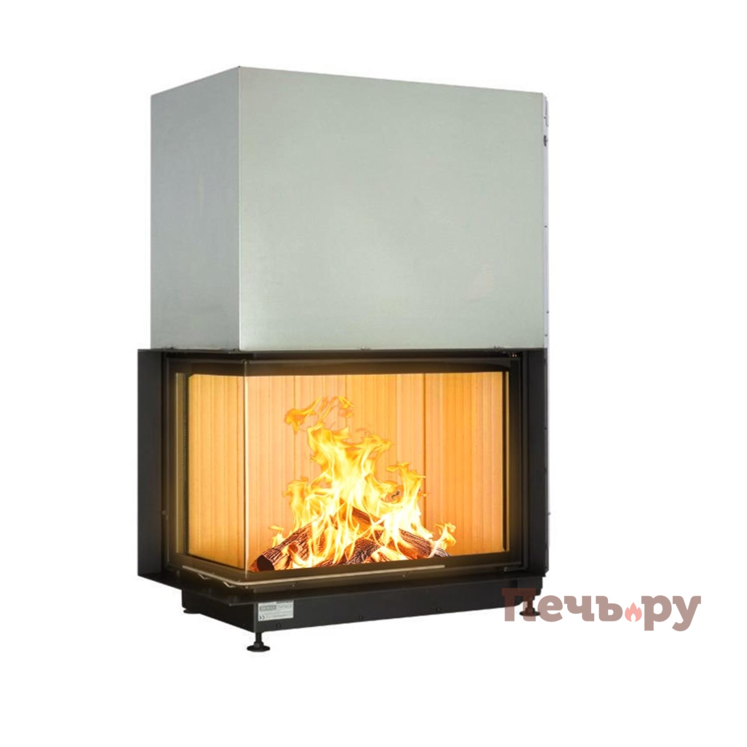 Каминная топка Brunner Eck-Kamin 57/82/48 с подъемом видео Каминная топка Brunner Eck-Kamin 57/82/48 с подъемом видео