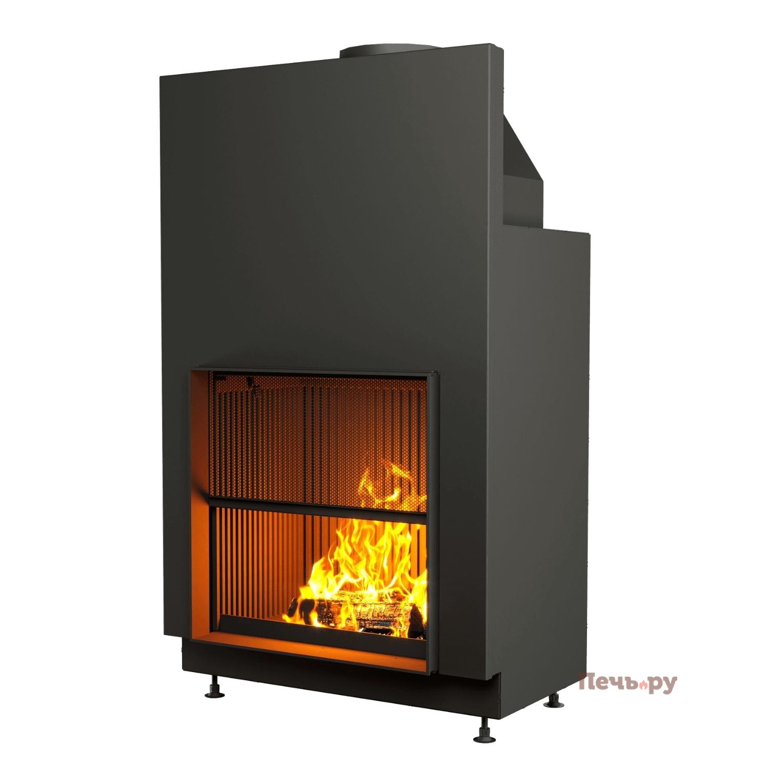 Каминная топка Астов с сеткой О1С 75/75 видео Каминная топка Астов с сеткой О1С 75/75 видео