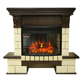 Портал Royal Flame Pierre Luxe шампань под очаг Dioramic 25FX изображение Портал Royal Flame Pierre Luxe шампань под очаг Dioramic 25FX фото