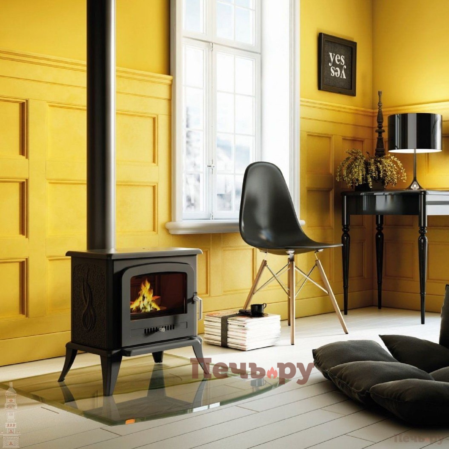 Печь камин Kratki Koza K7 видео Печь камин Kratki Koza K7 видео