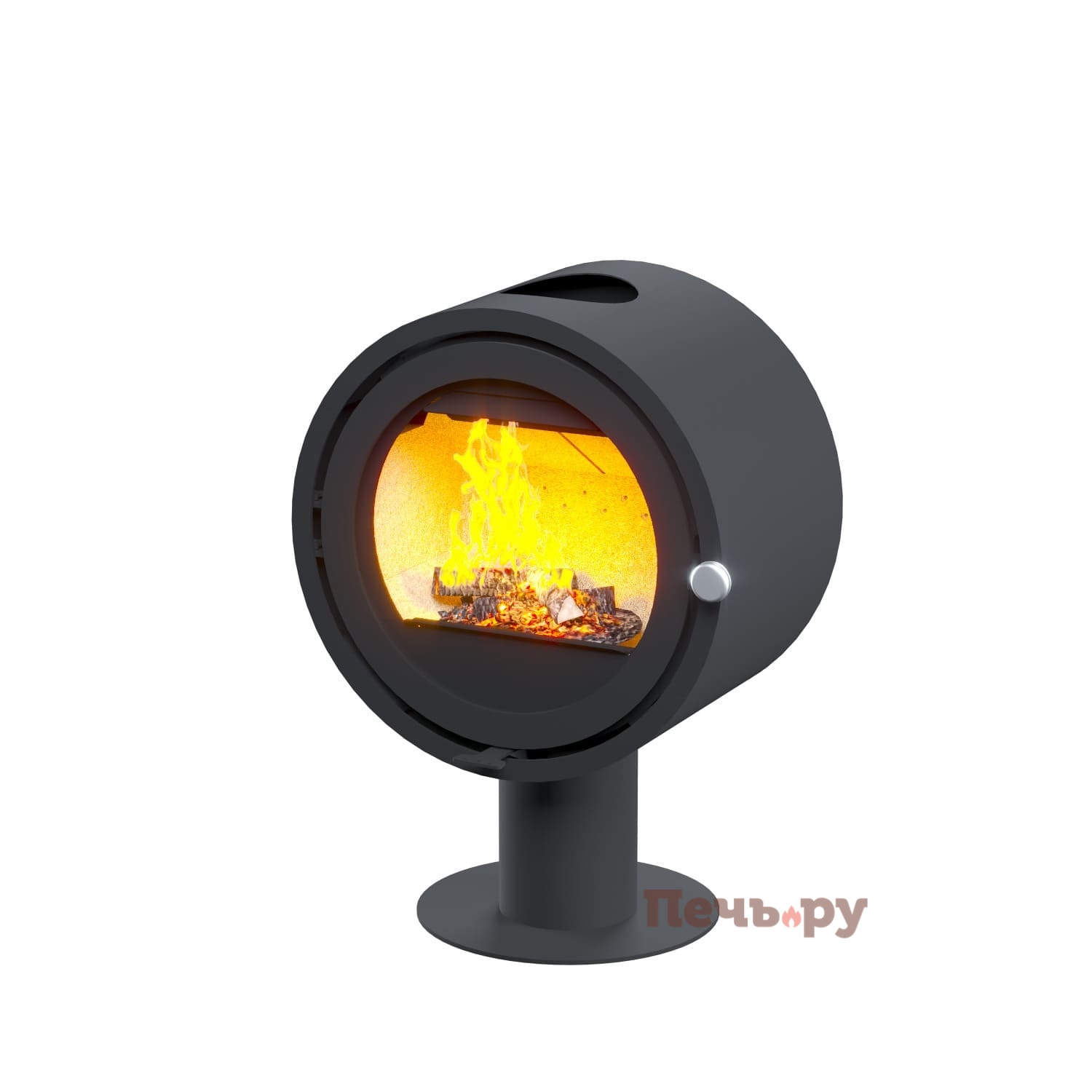 Печь камин Астов D 600 видео