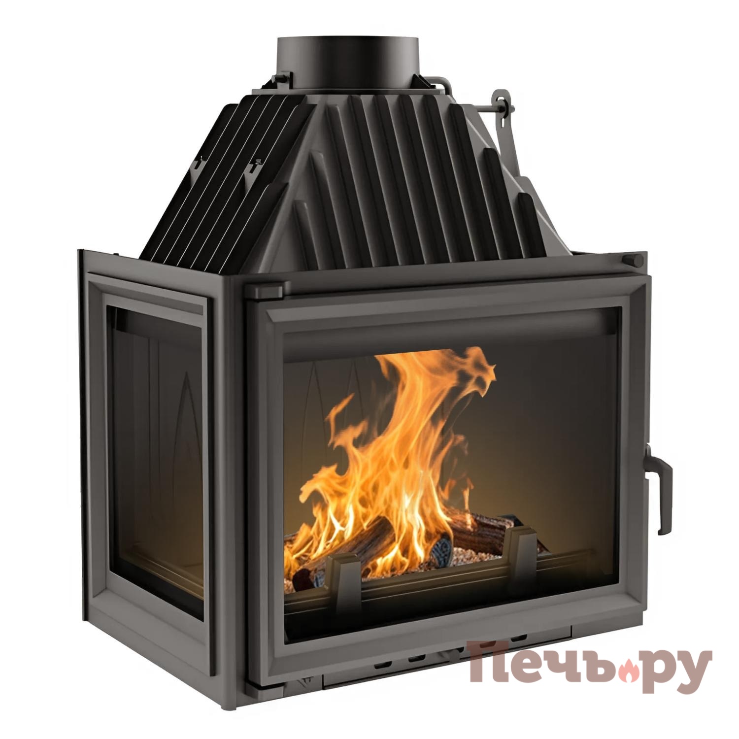 Каминная топка Kratki Zuzia/L (стекло слева) видео Каминная топка Kratki Zuzia/L (стекло слева) видео