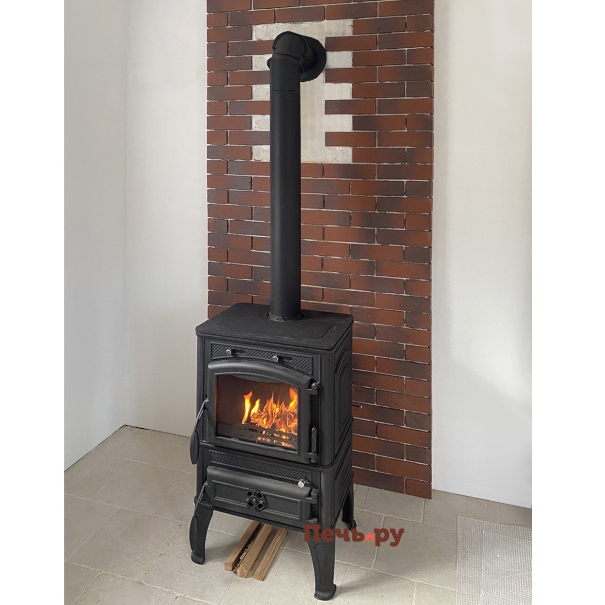 Печь камин Guca Lava (без плиты) видео