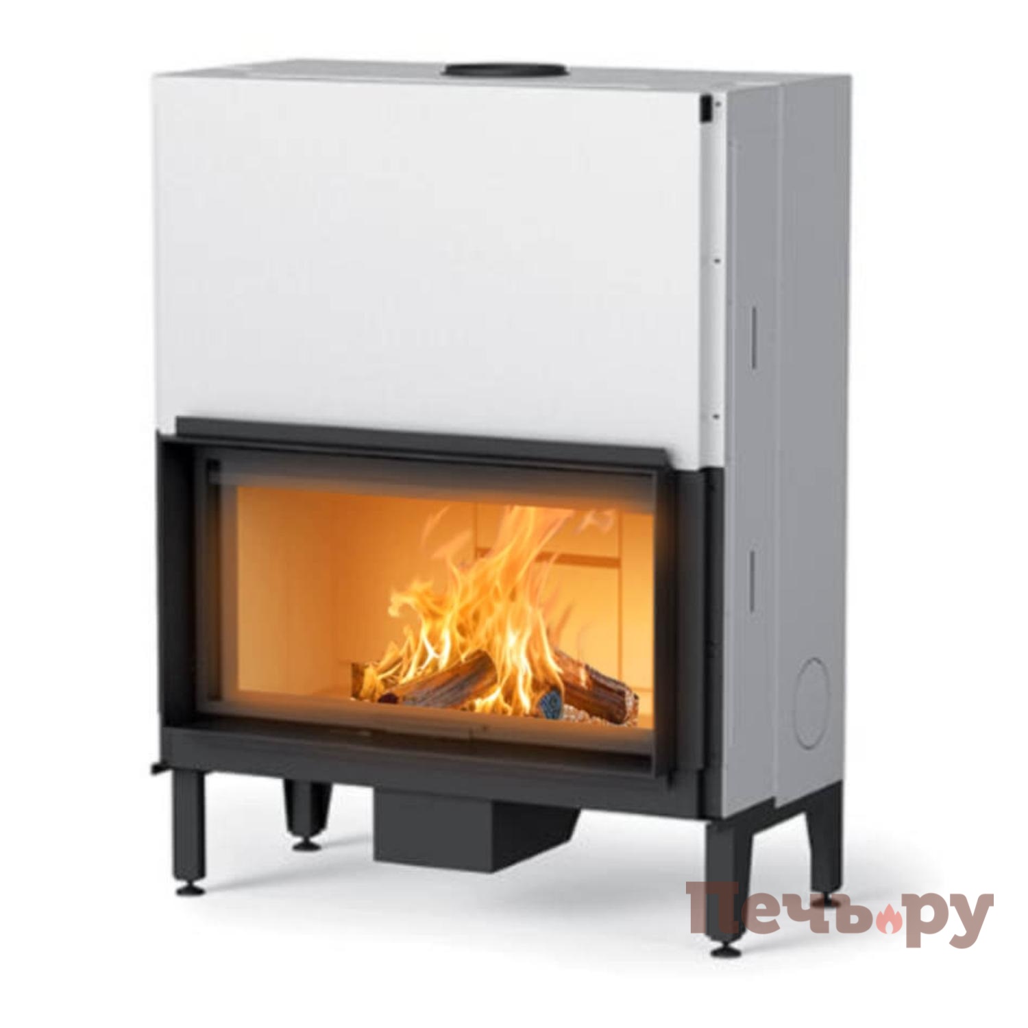 Каминная топка MCZ Plasma 95 прямое стекло видео Каминная топка MCZ Plasma 95 прямое стекло видео