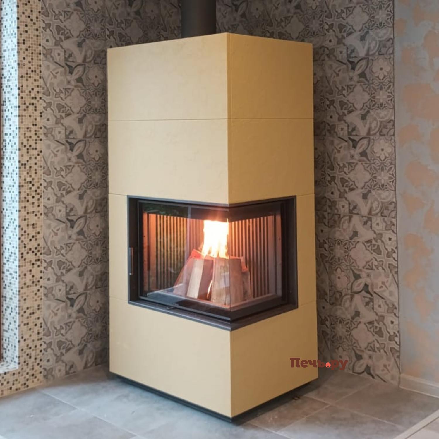 Печь камин Астов Aplit П2С 700 R видео