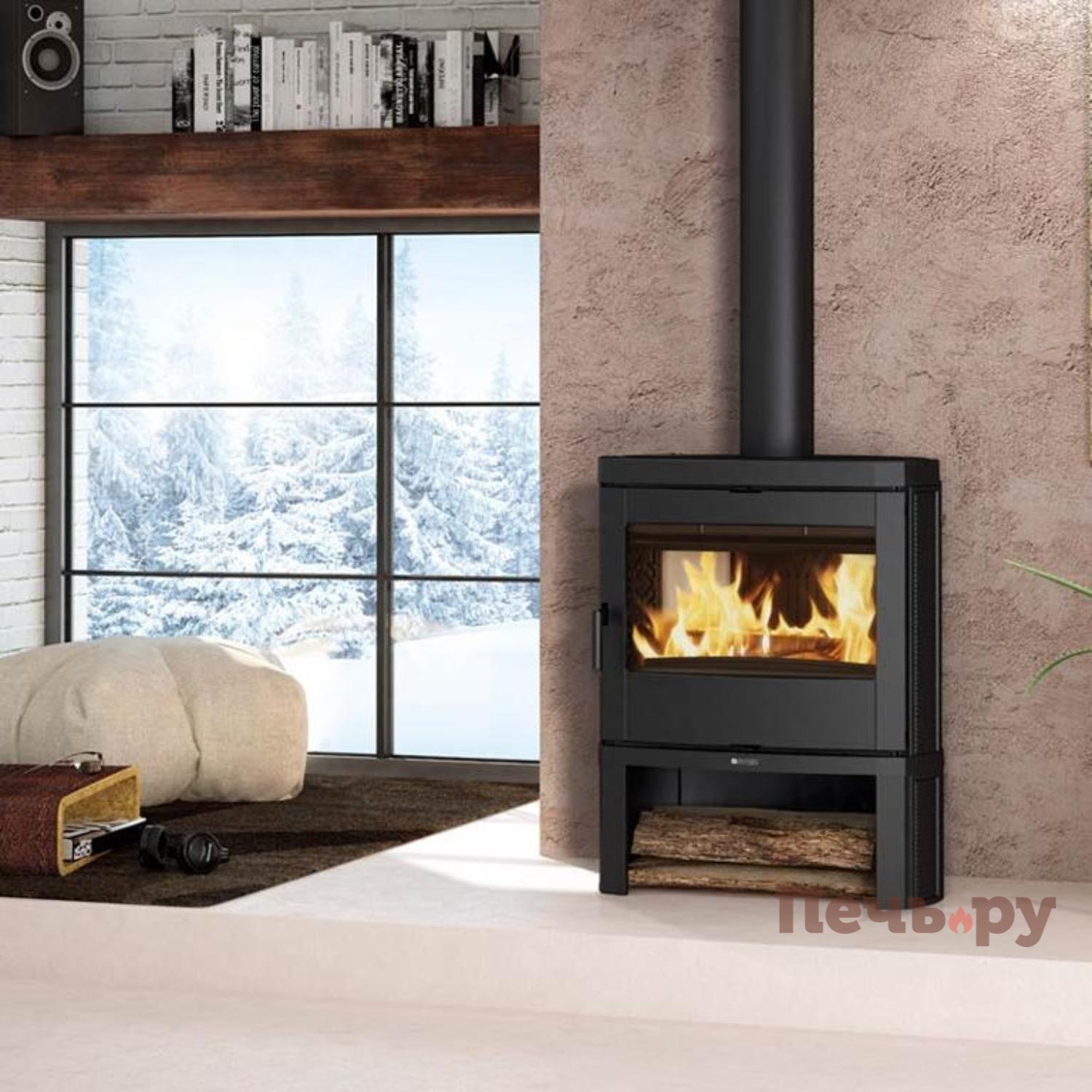 Печь-камин La Nordica Jennifer видео Печь-камин La Nordica Jennifer видео