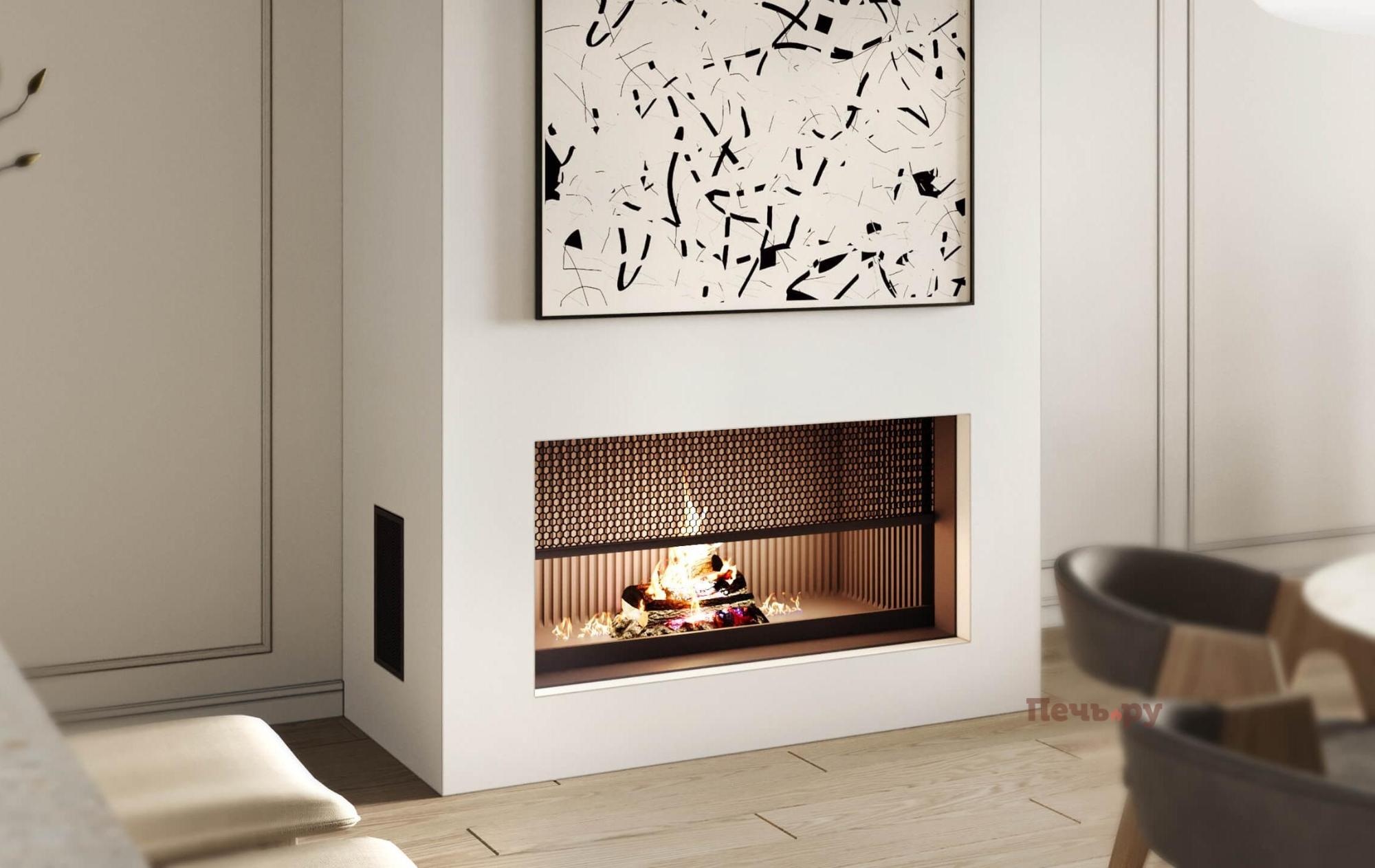 Каминная топка Астов с сеткой О1С 120/57 видео Каминная топка Астов с сеткой О1С 120/57 видео