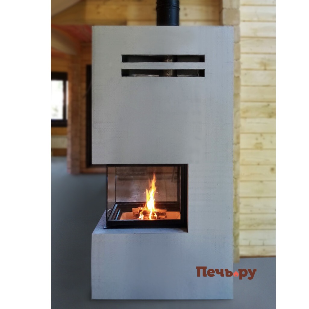 Каминная топка MCZ Forma T50 стекло с 3-х сторон видео Каминная топка MCZ Forma T50 стекло с 3-х сторон видео