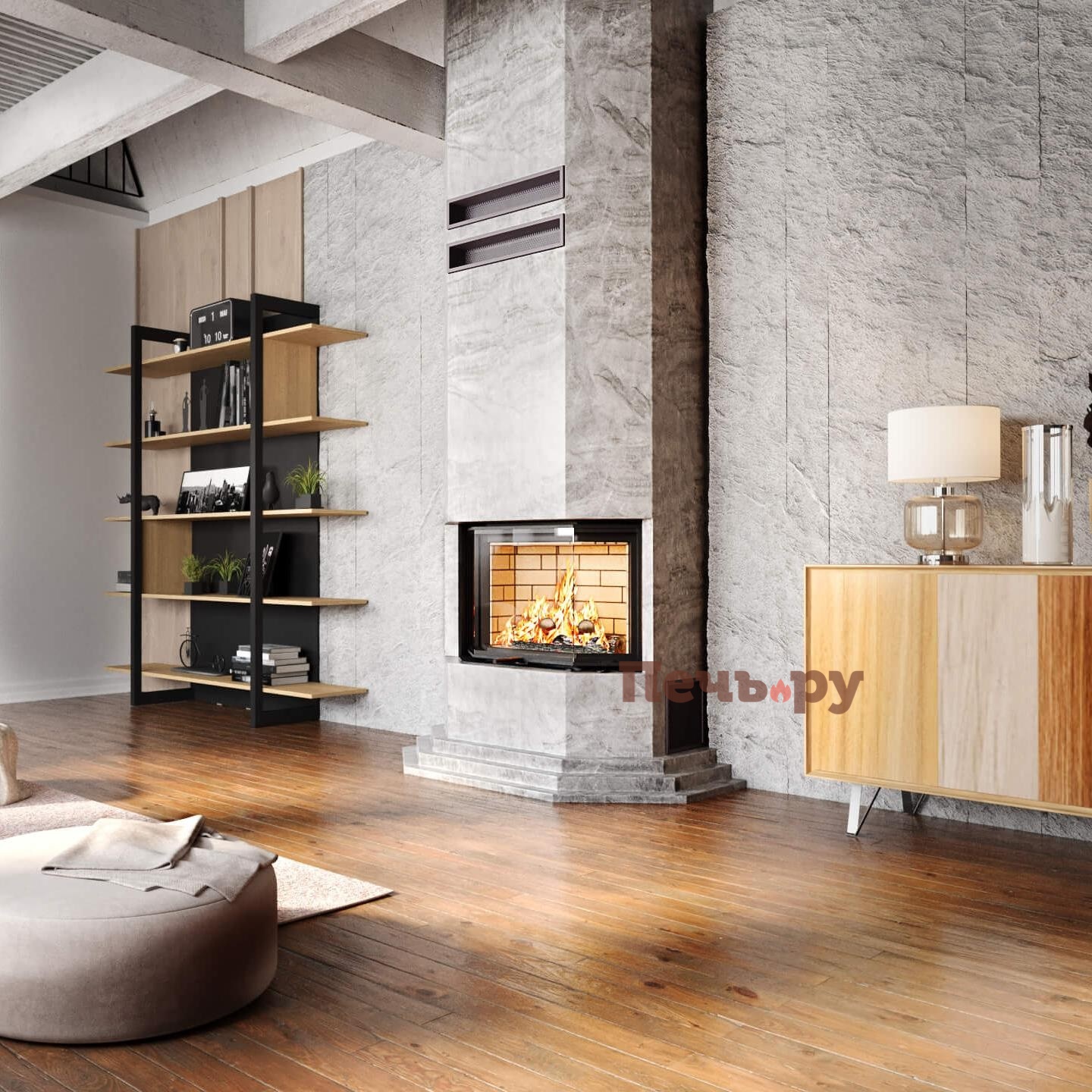 Каминная топка Астов ПП 8857 видео Каминная топка Астов ПП 8857 видео