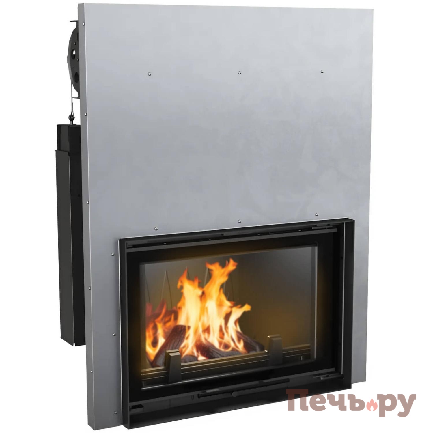 Каминная топка Kratki Wiktor/G (гильотина) видео