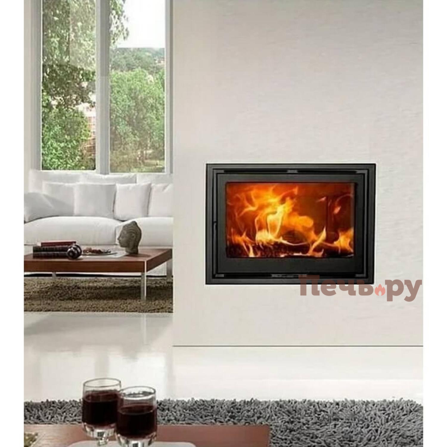 Каминная топка Panadero Insert CB Ecodesign видео